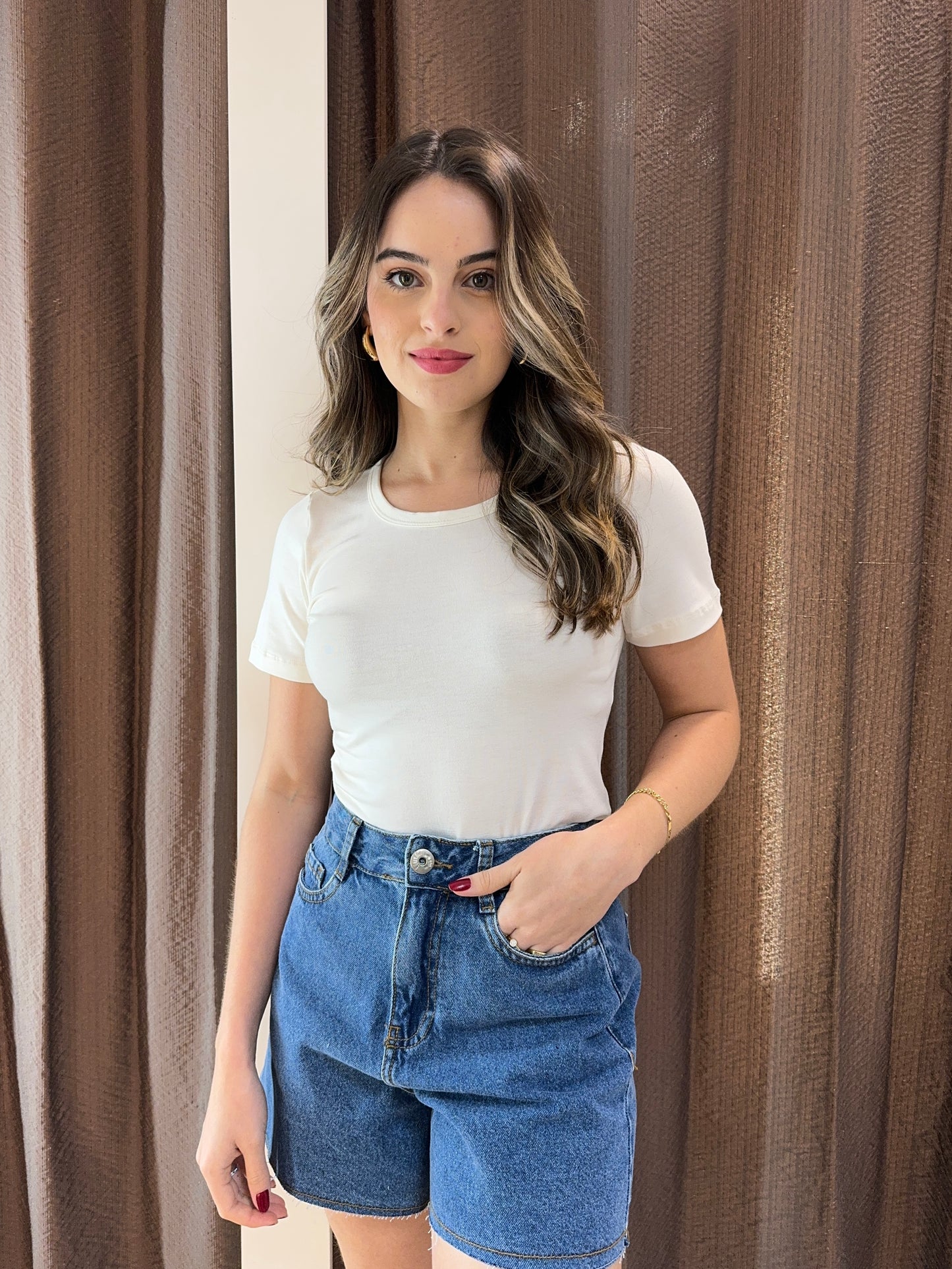 Blusa Básica Viscose