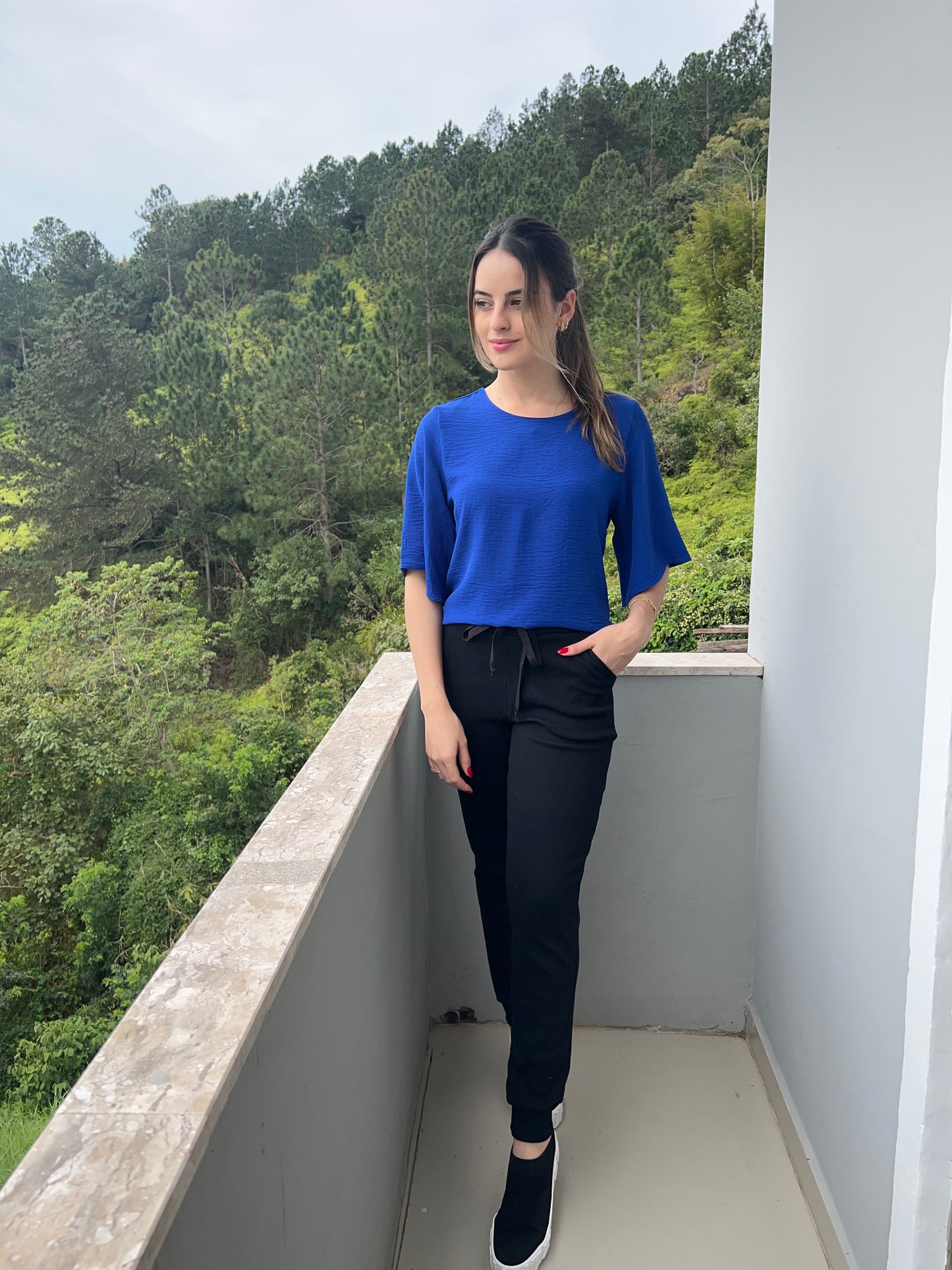 Blusa amarração