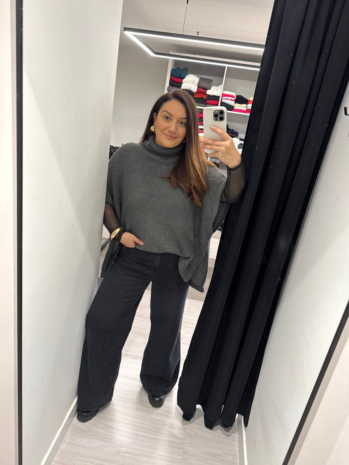 Poncho Tricot