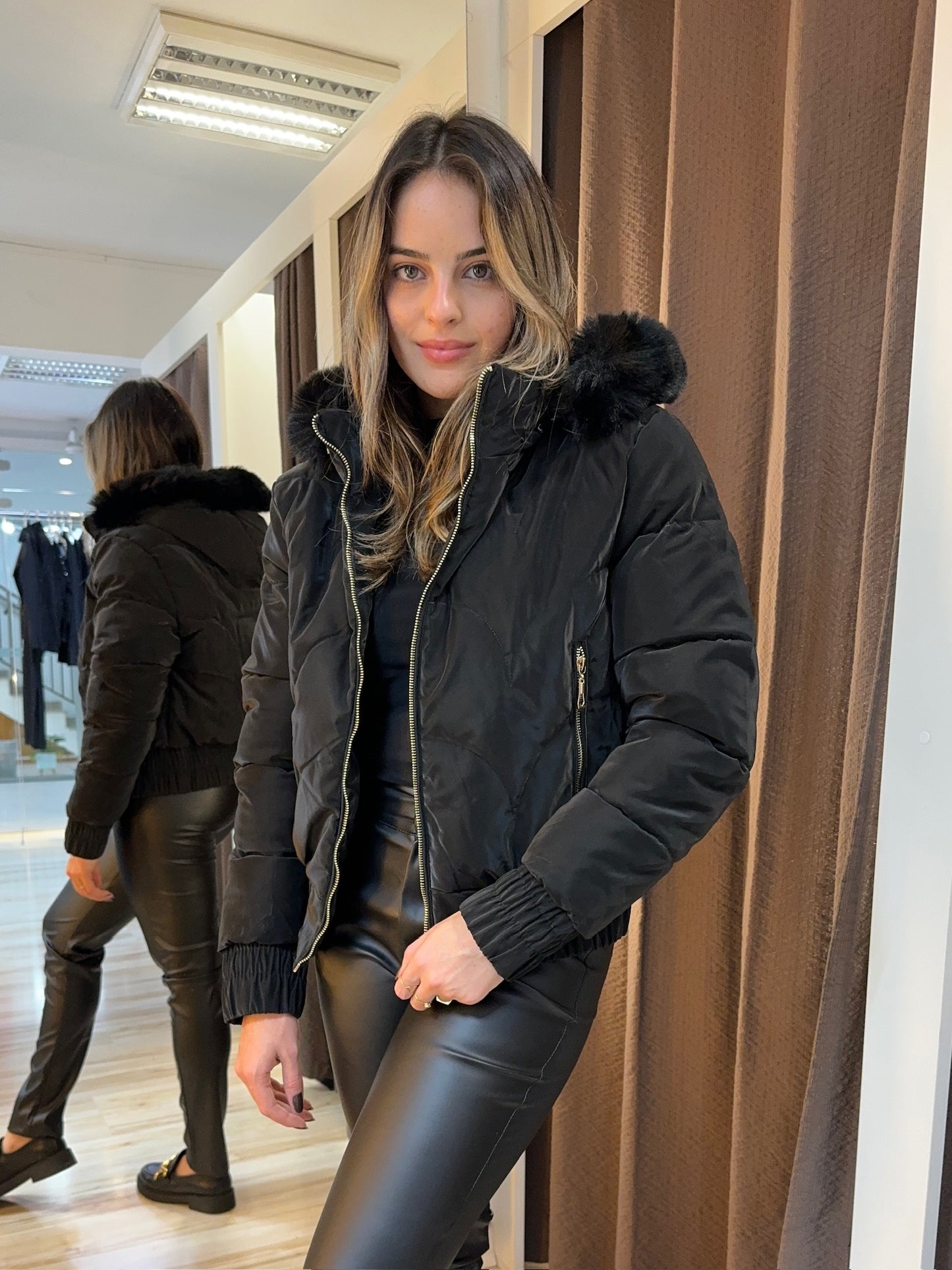 Jaqueta Bomber Peluciada