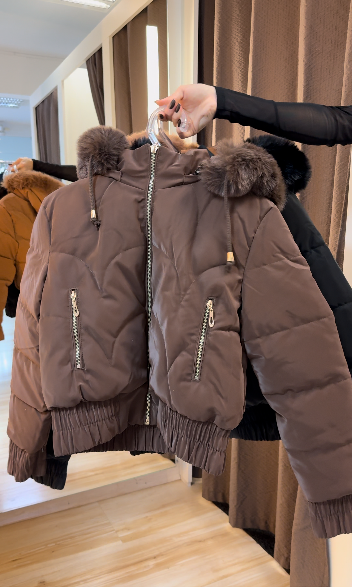 Jaqueta Bomber Peluciada