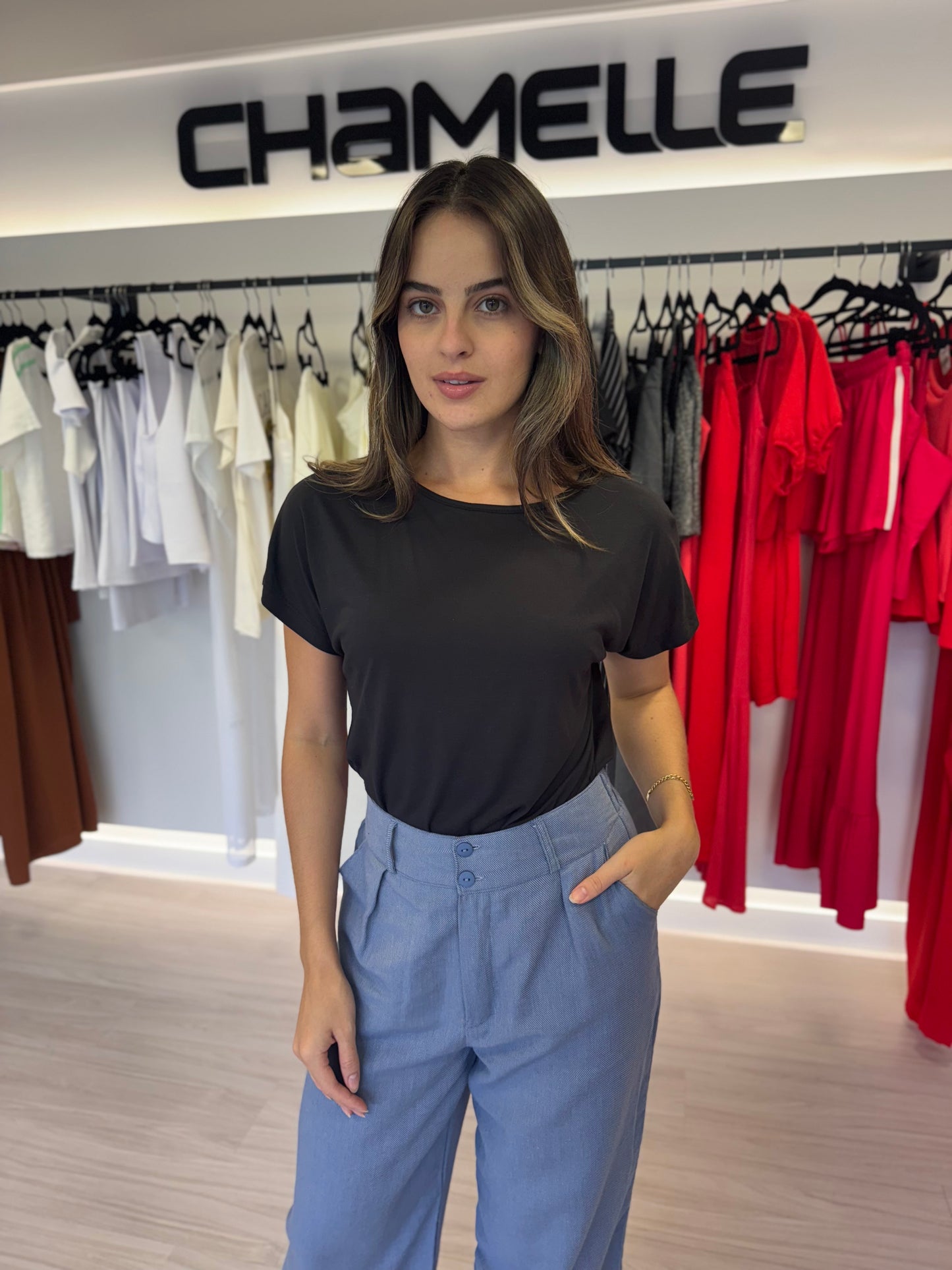 Blusa Manga Morcego
