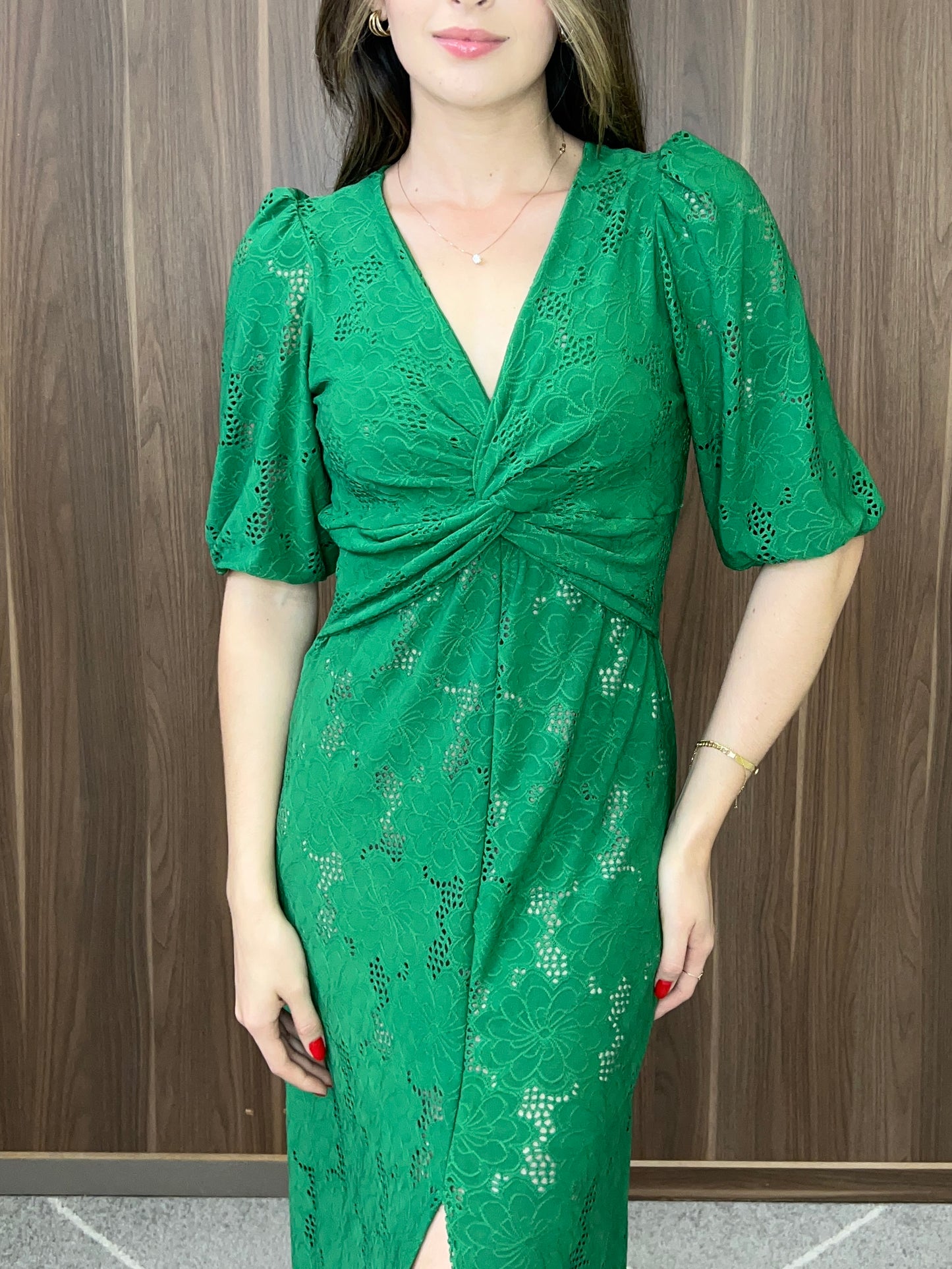Vestido midi laise