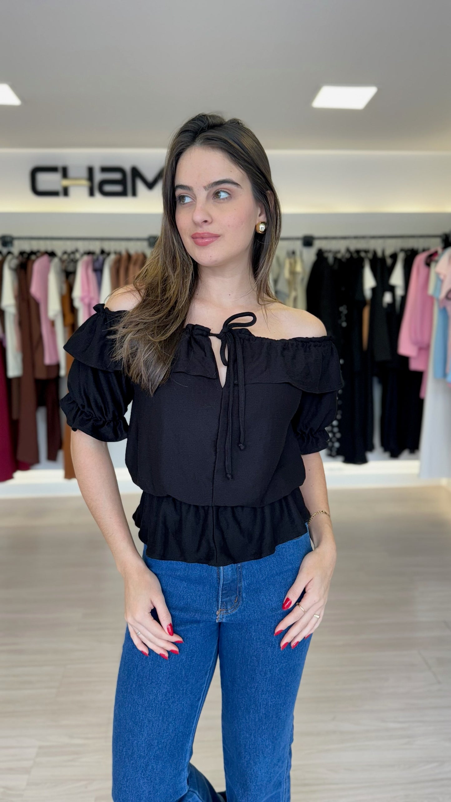 Blusa Ciganinha Babado