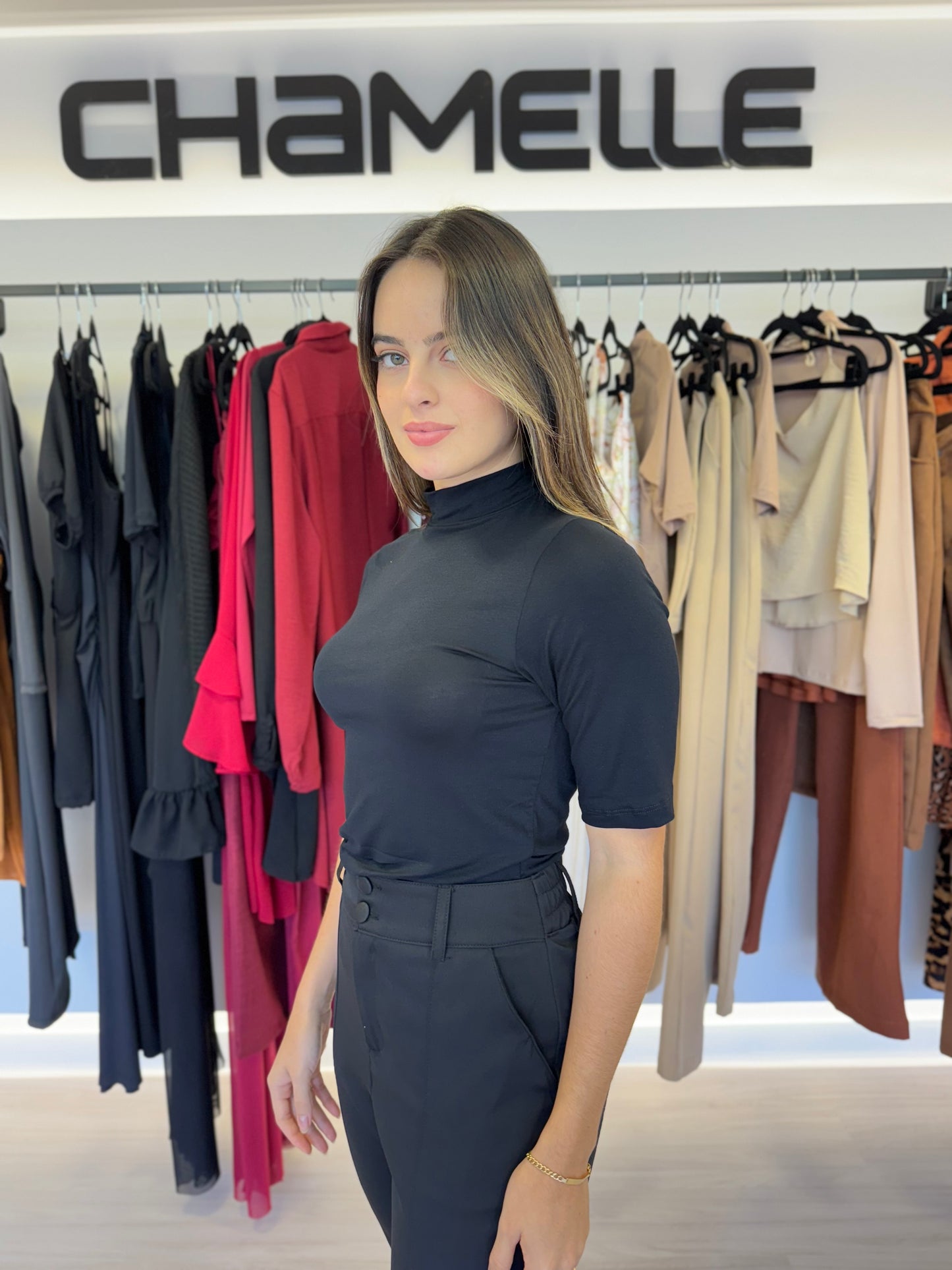 Blusa Básica Viscose