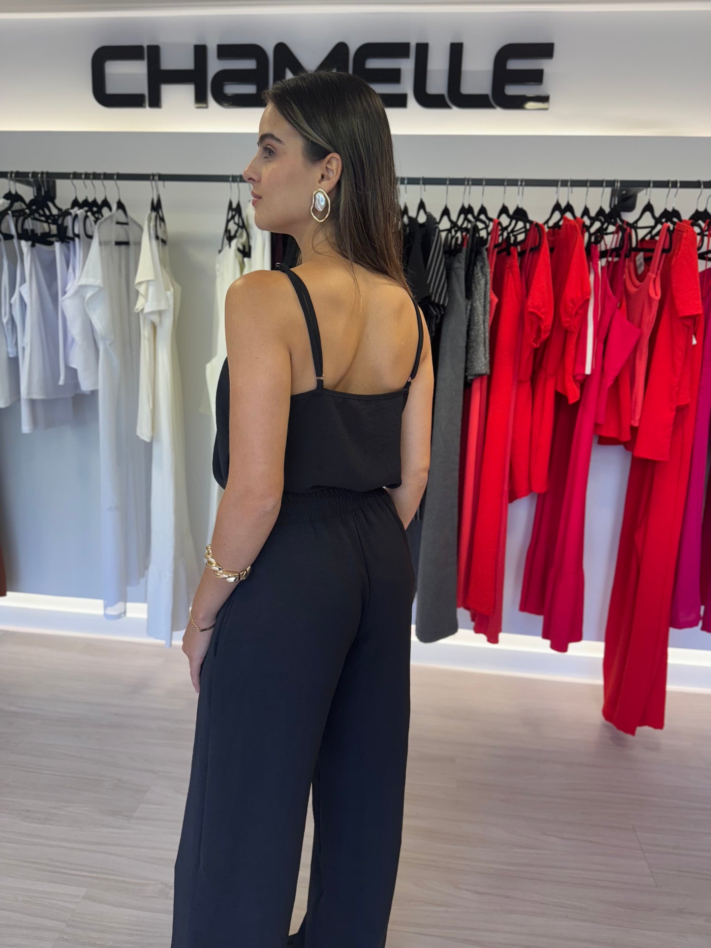 Blusa Assimétrica Crepe