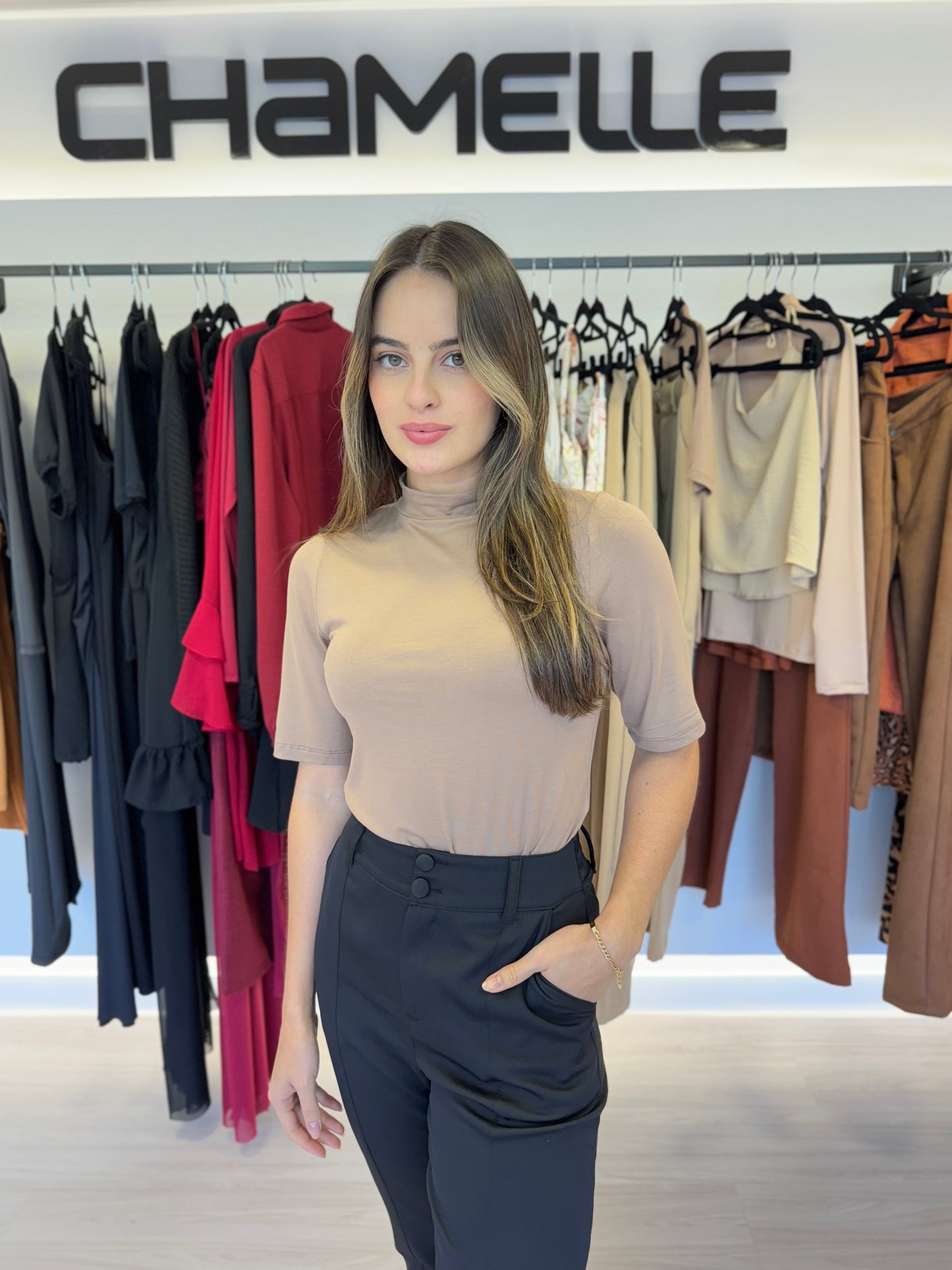 Blusa Básica Viscose