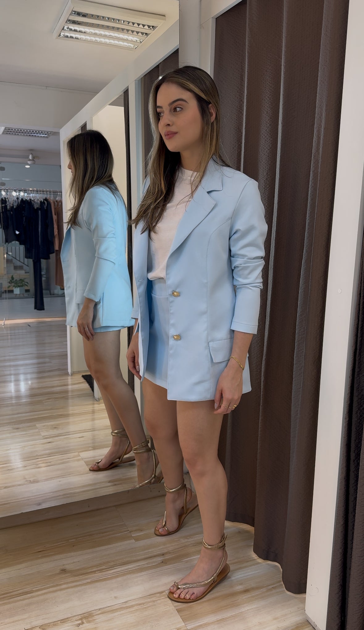 Blazer Alongado Alfaiataria