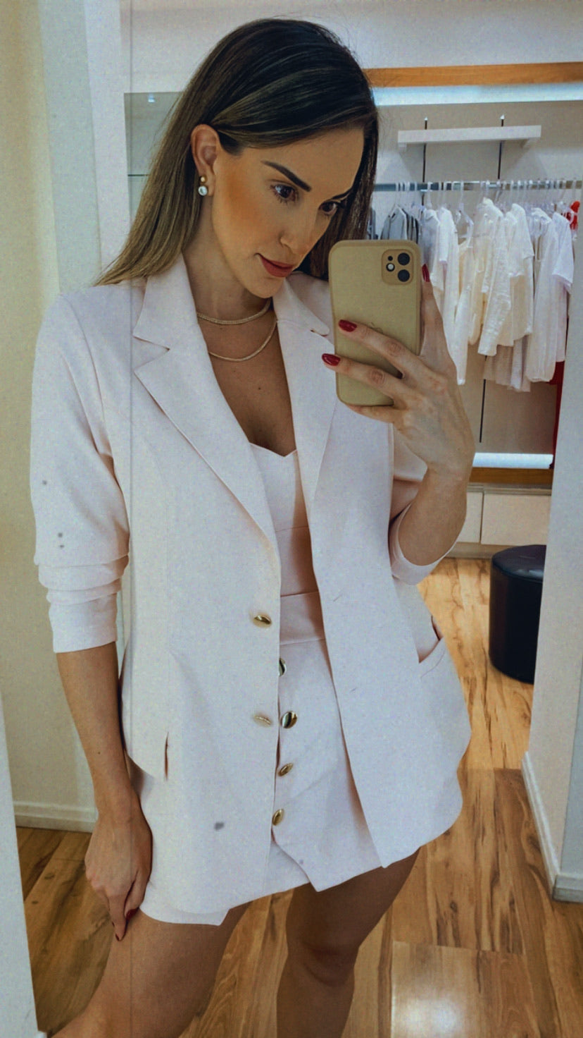 Blazer Alongado Alfaiataria