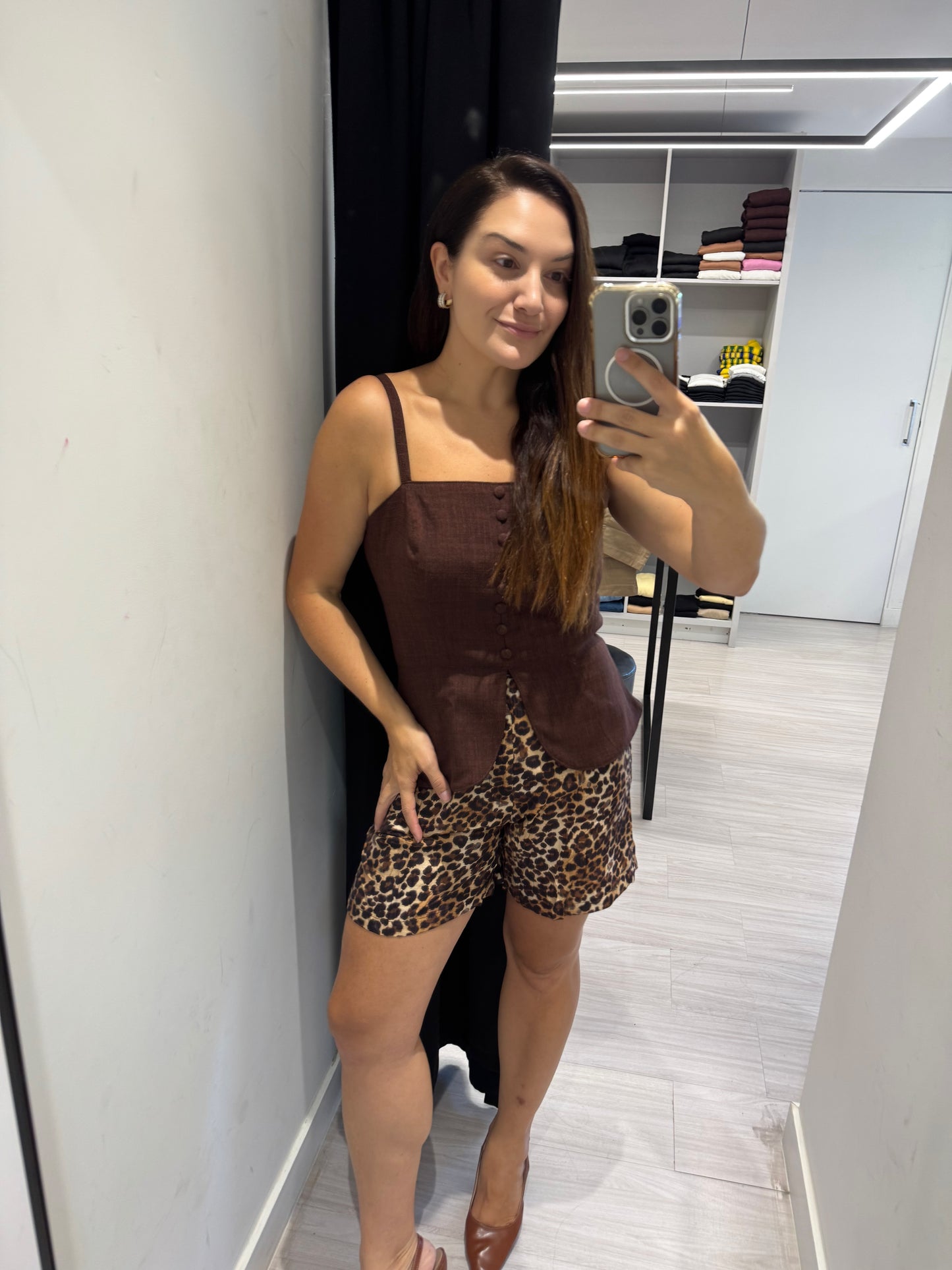 Short Animal Print
