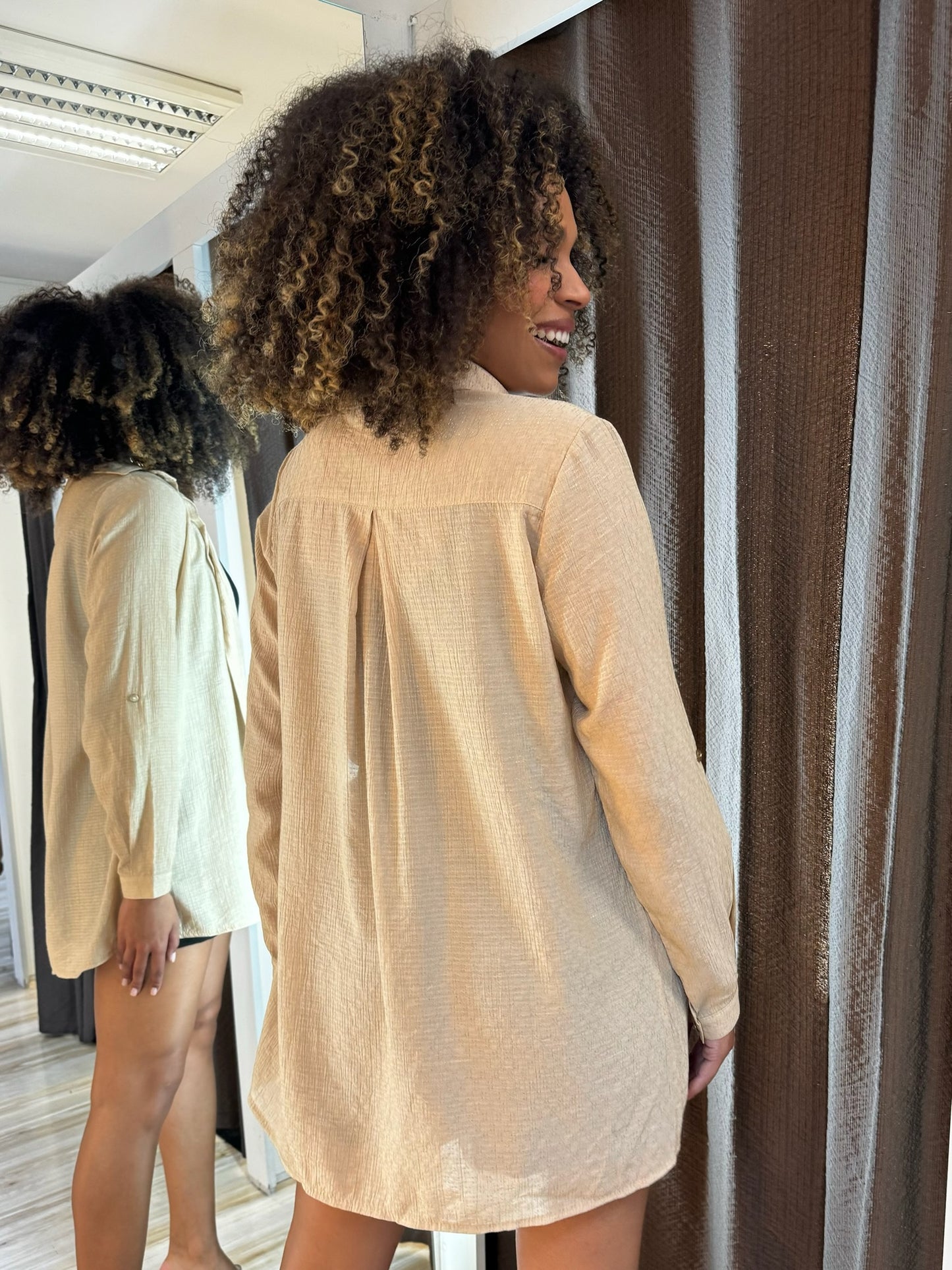 Camisa Tecido Trabalhado