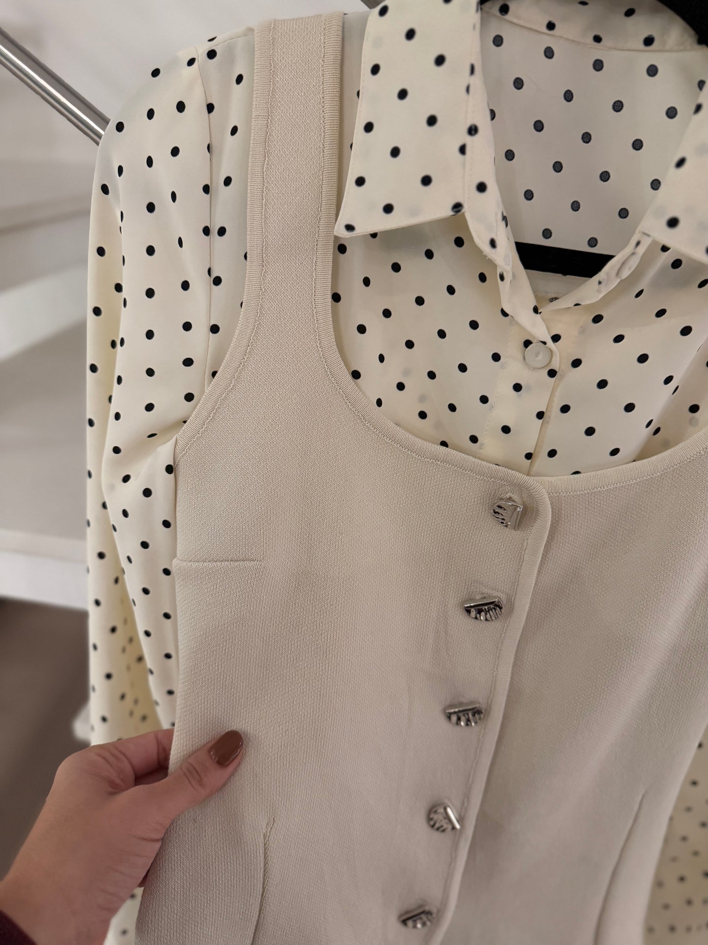 Colete + Camisa Poa