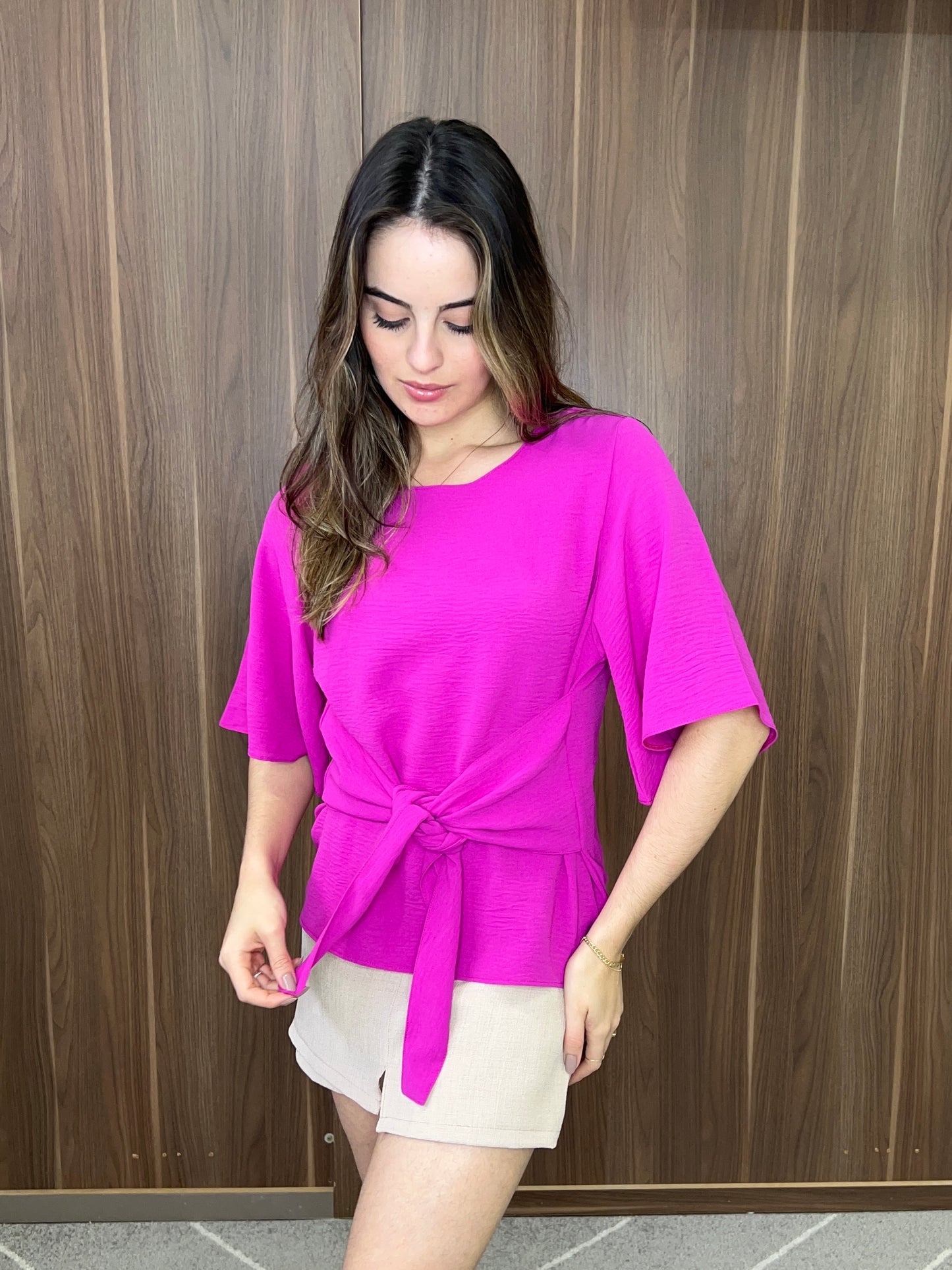 Blusa amarração