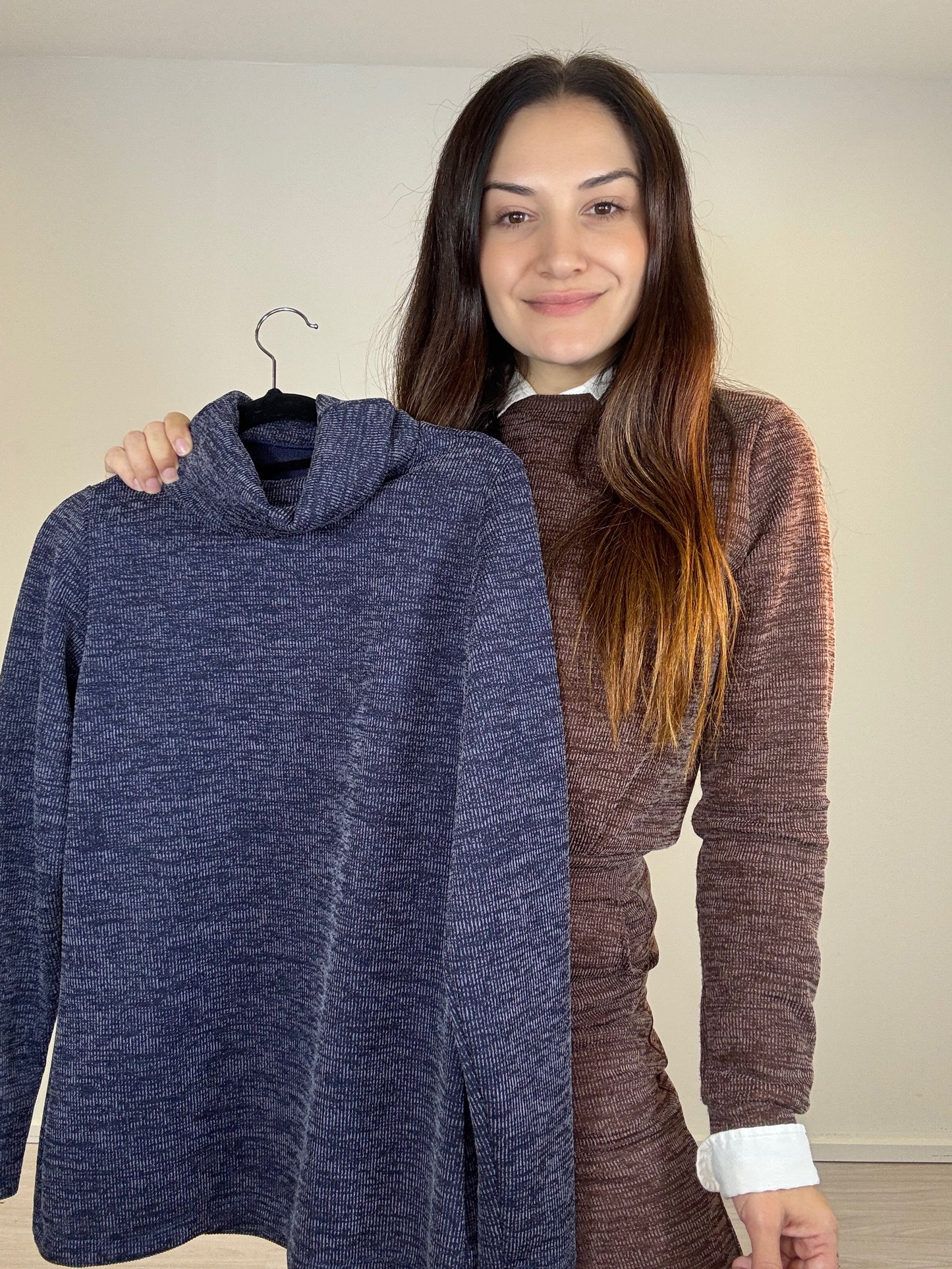 Blusa Gola Alta Mescla