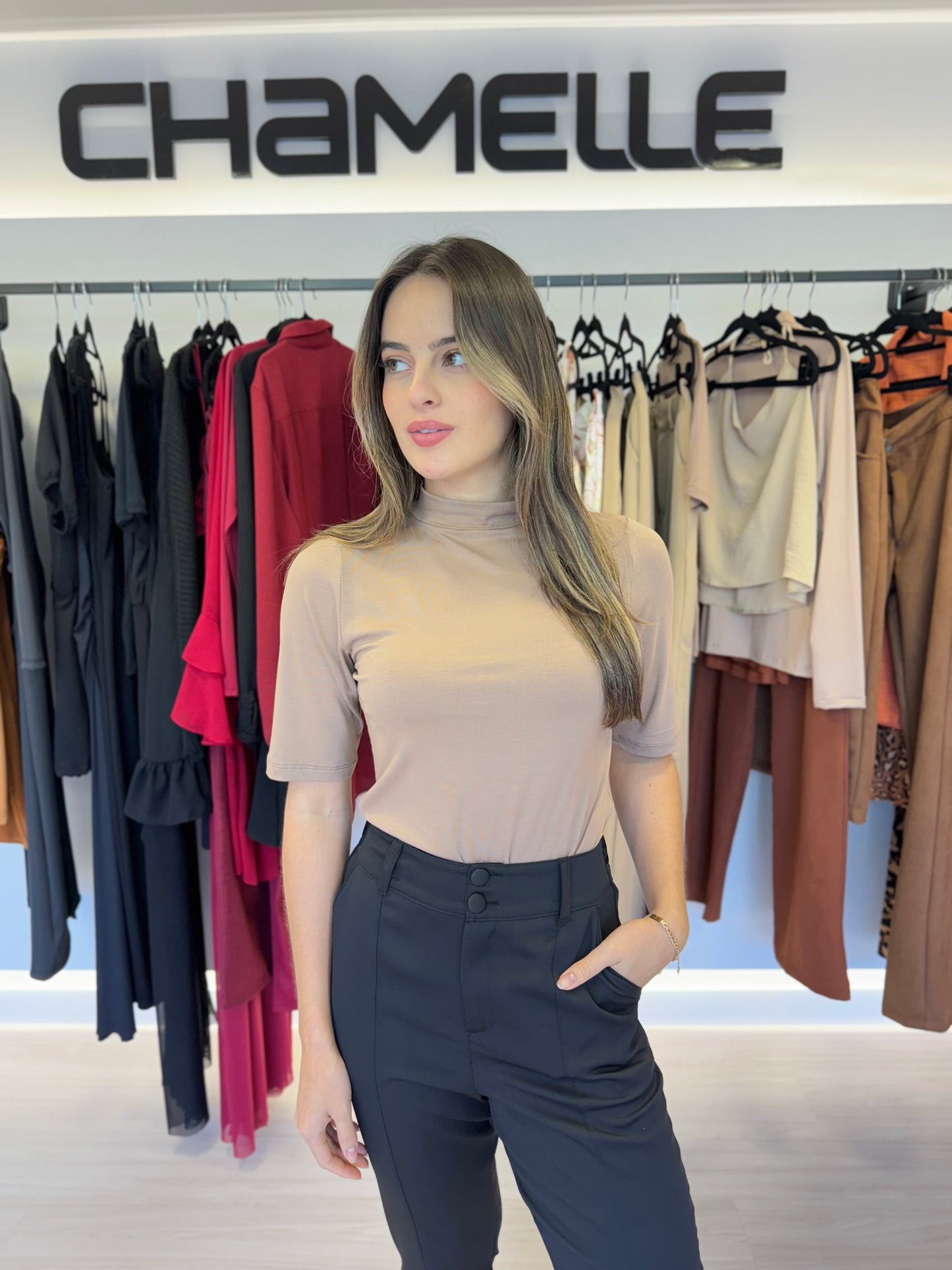 Blusa Básica Viscose