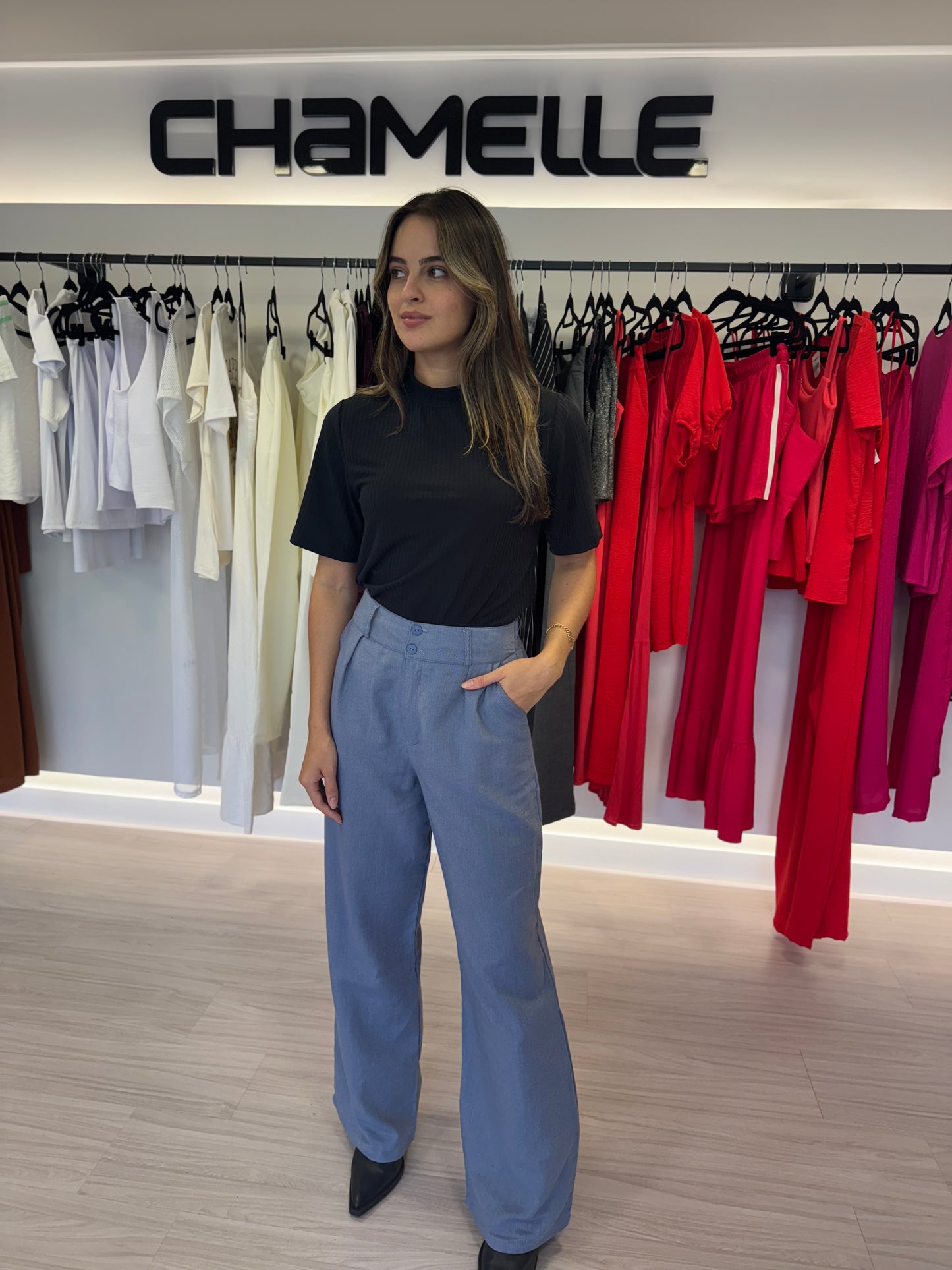 Blusa Gola Canelada