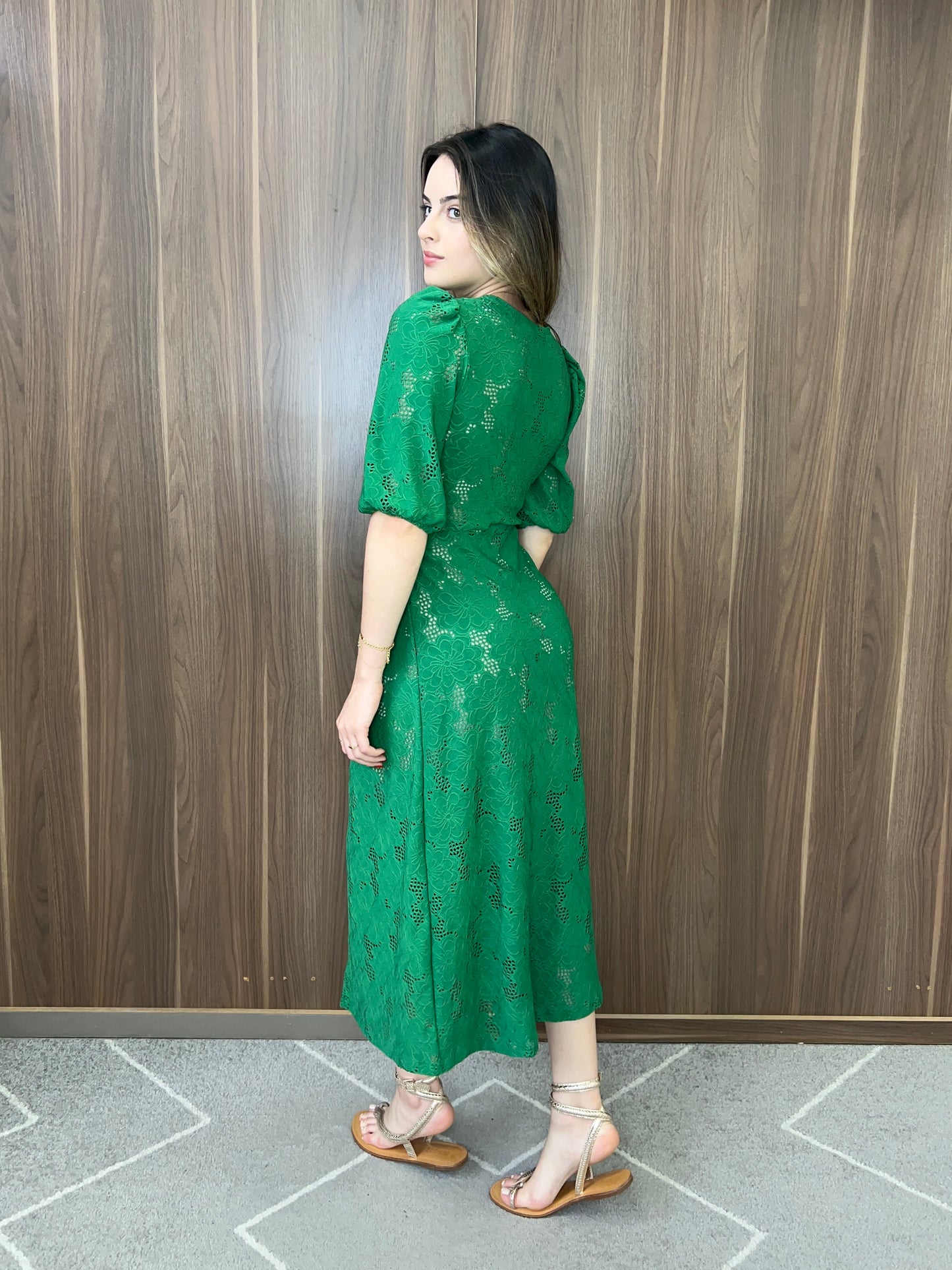 Vestido midi laise