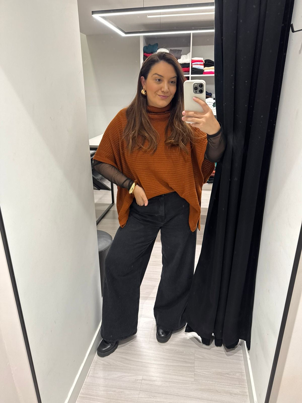 Poncho Tricot