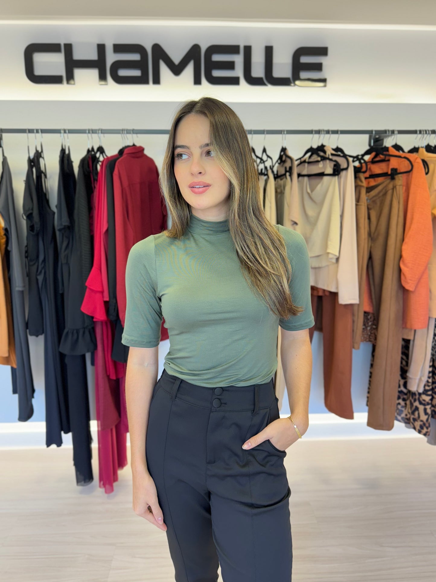 Blusa Básica Viscose