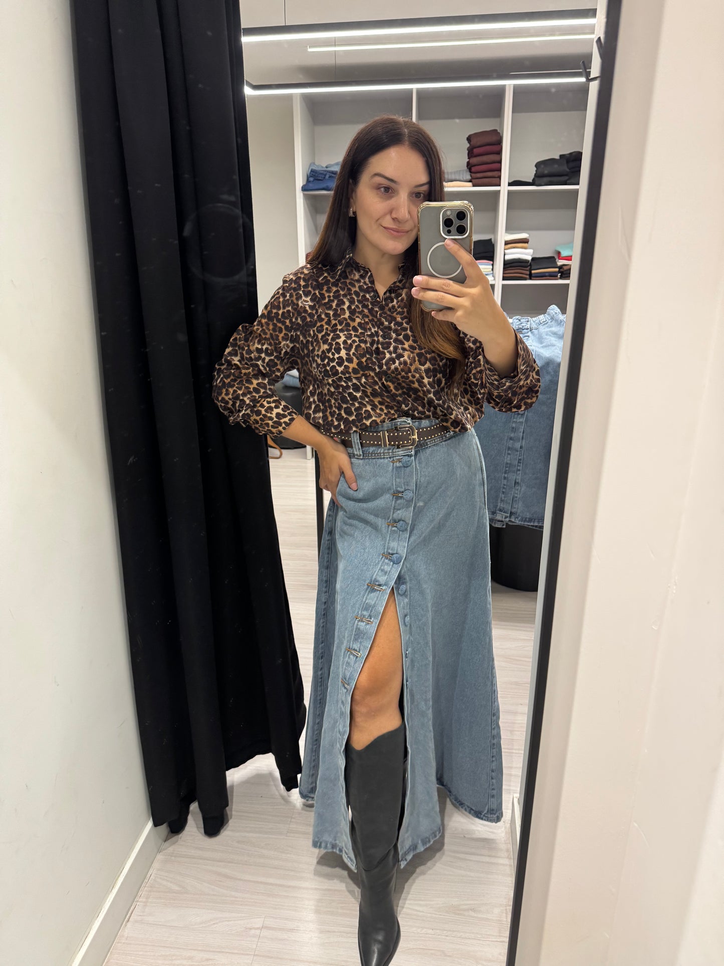 Camisa Animal Print