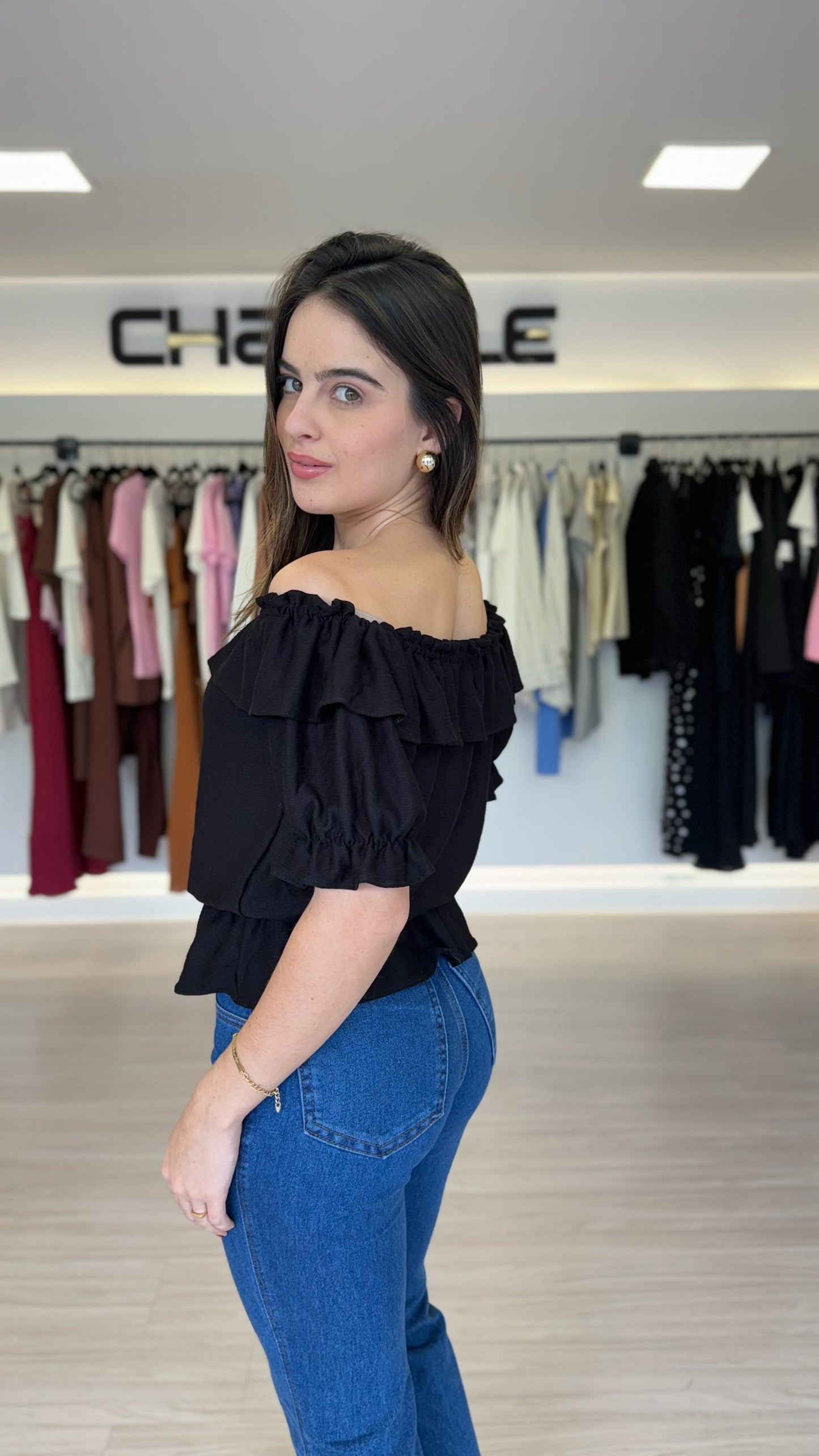 Blusa Ciganinha Babado