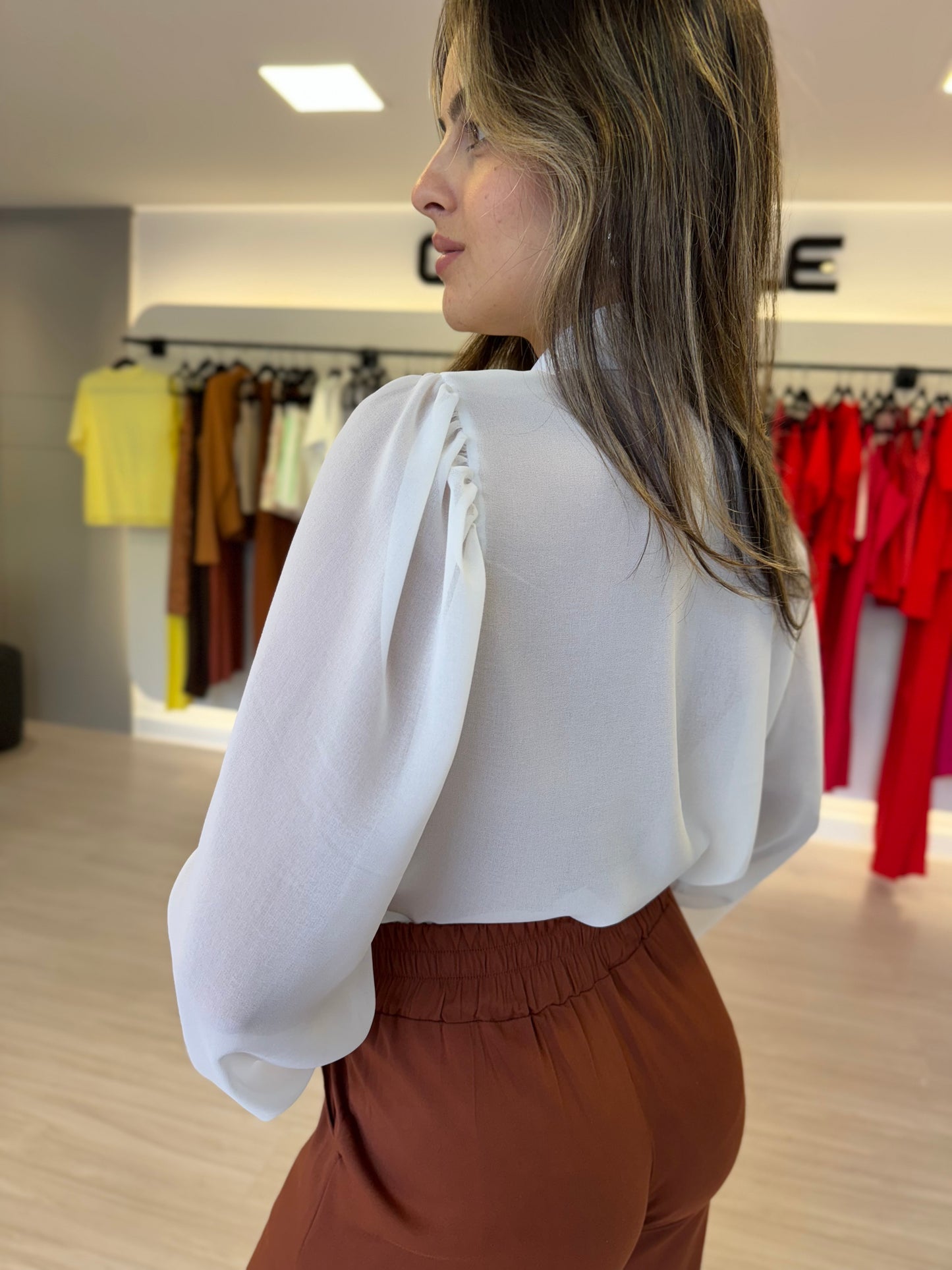 Camisa Chiffon Boho