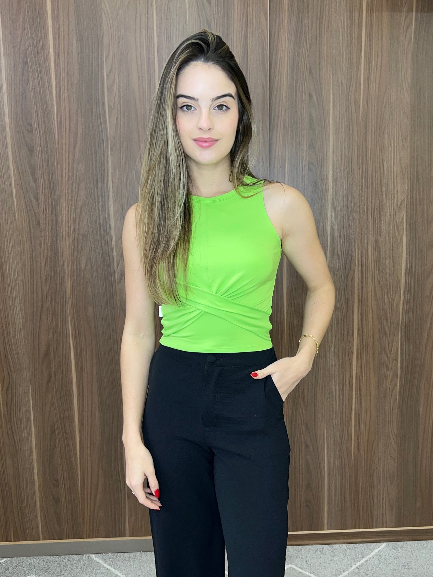 Cropped trançado
