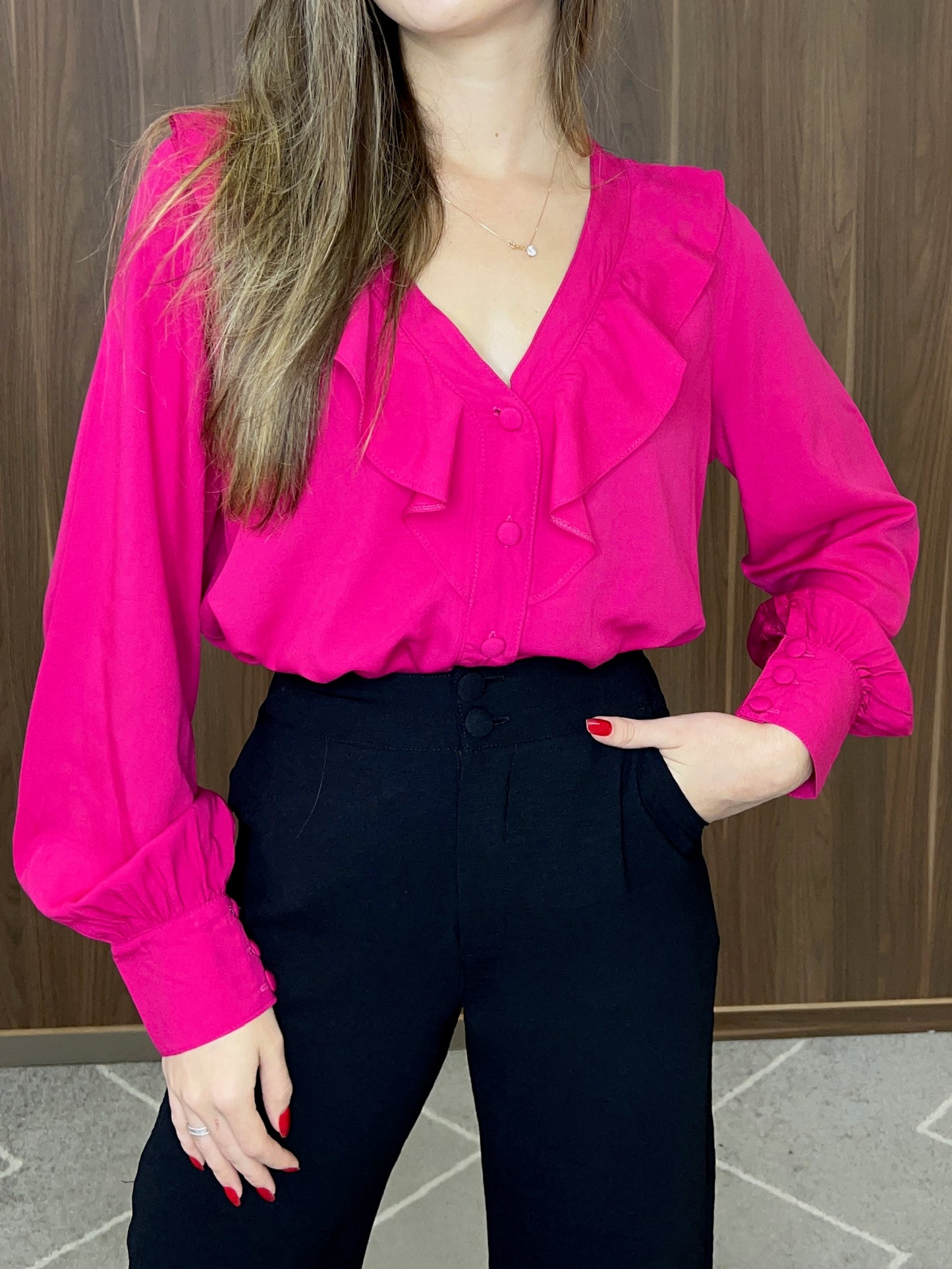 Camisa babados