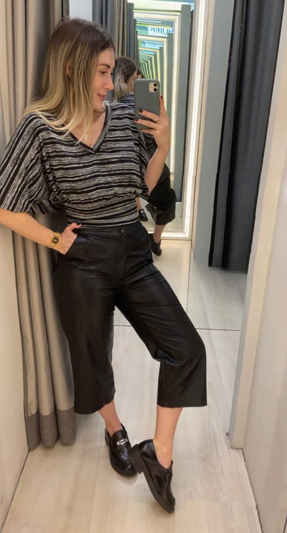 Blusa decote V