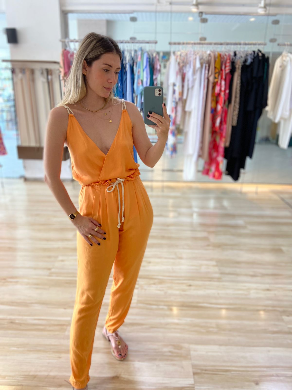Blusa alça corda
