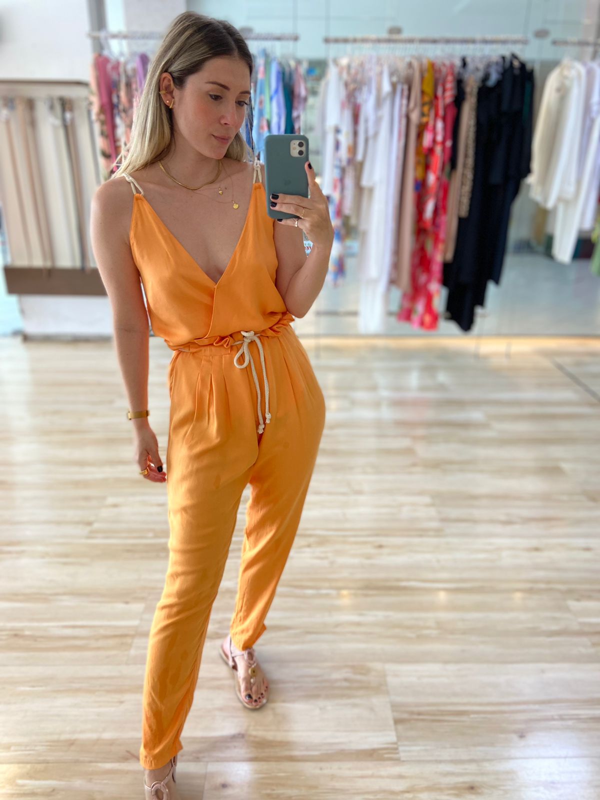 Blusa alça corda