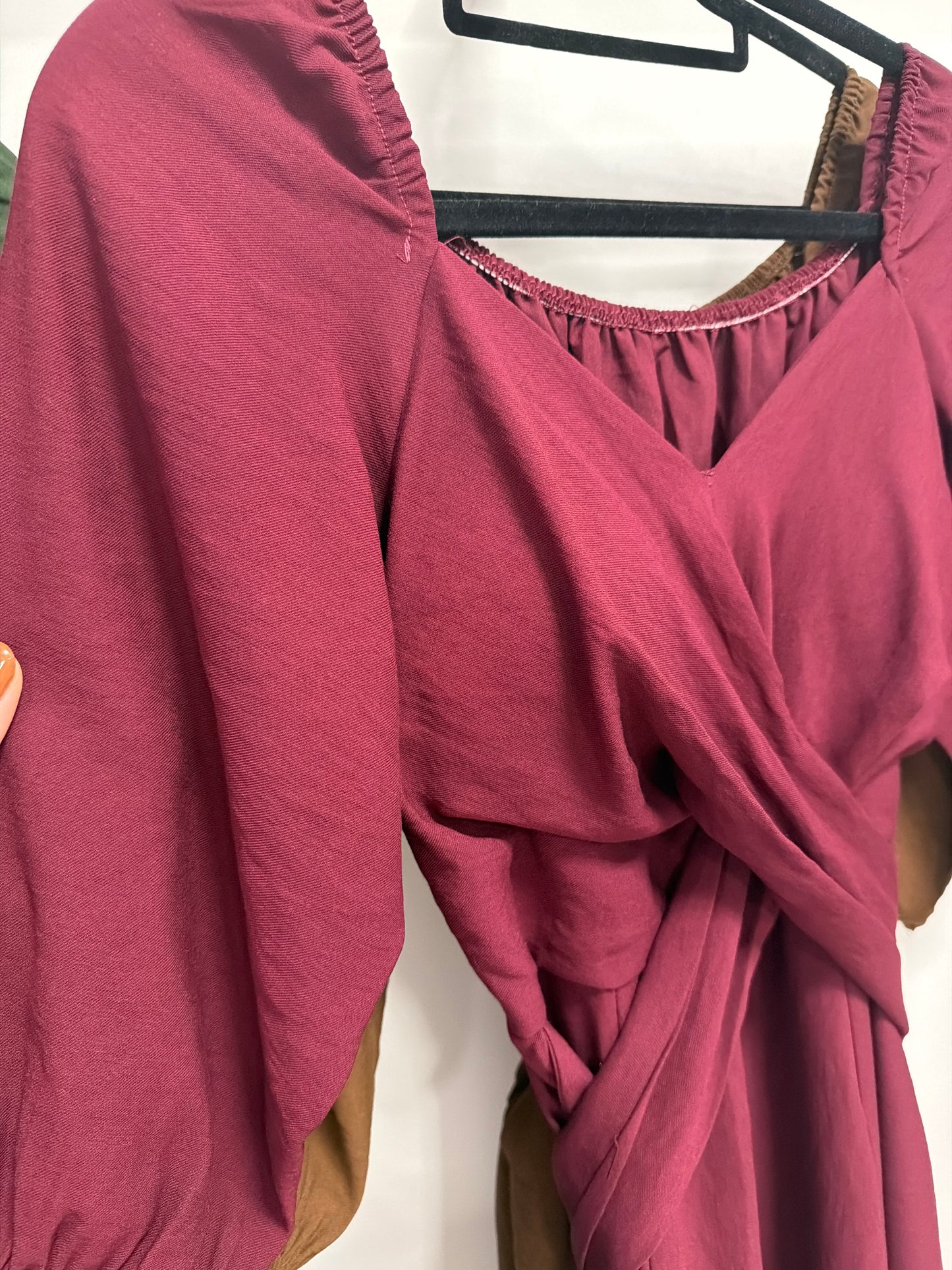 Vestido com Bojo manga 3/4