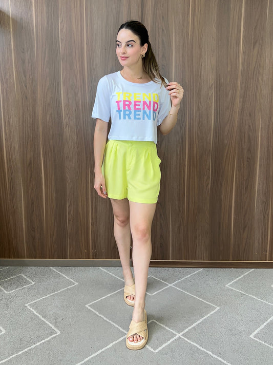 T-shirt cropped trend