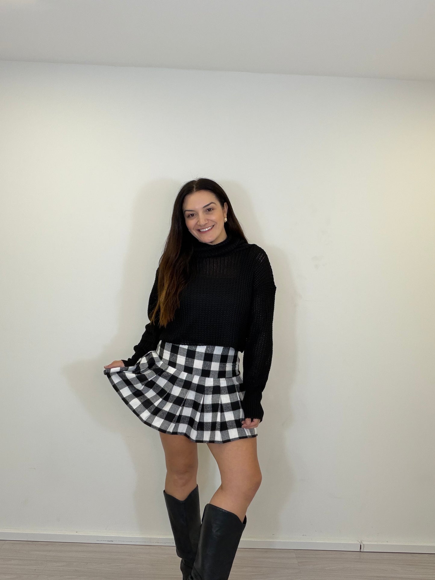 Saia xadrez Flanela