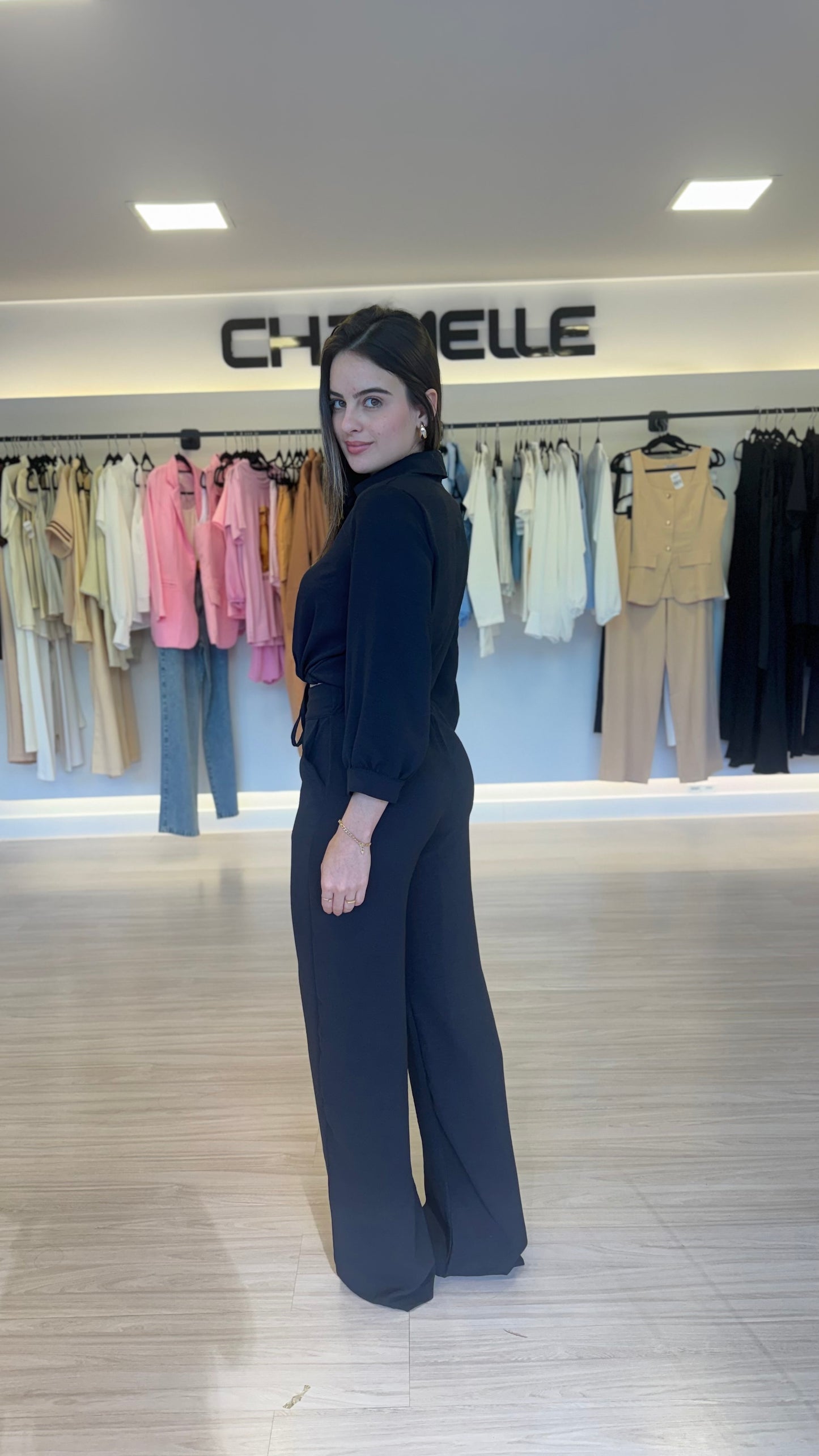 Calça Wide Leg Duna