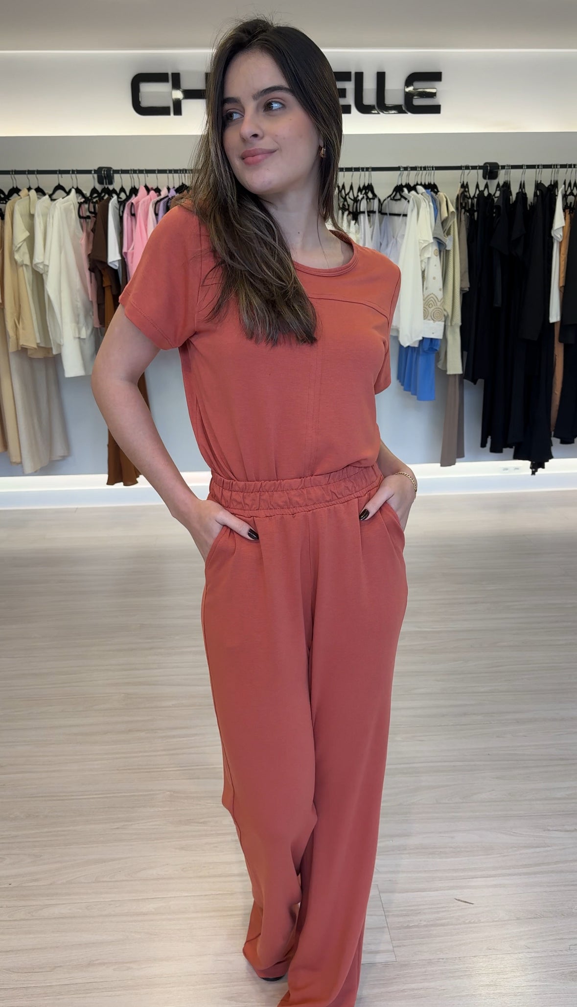 Blusa Recortes Malha