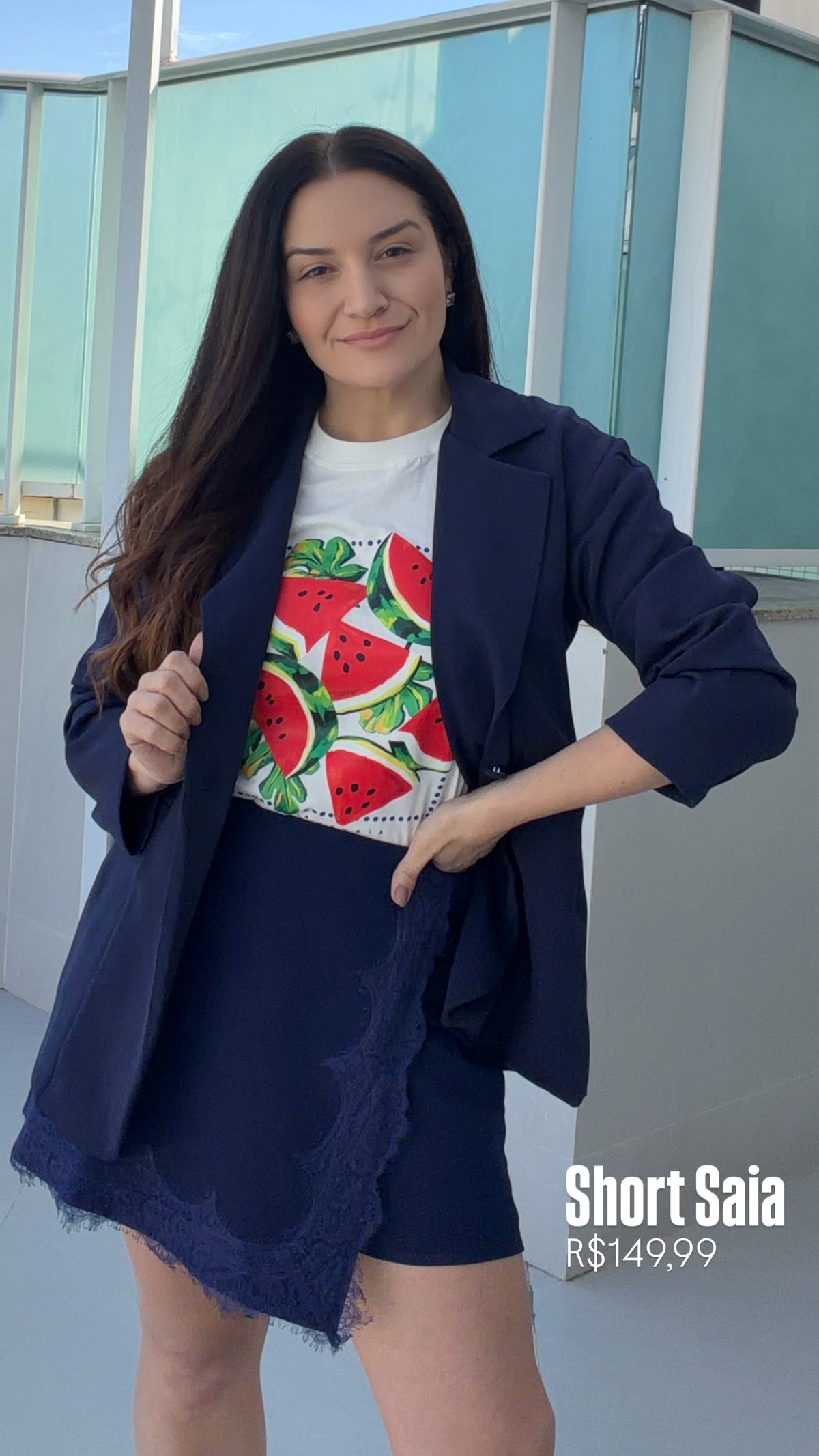 Blazer Alfaiataria Azul Marinho