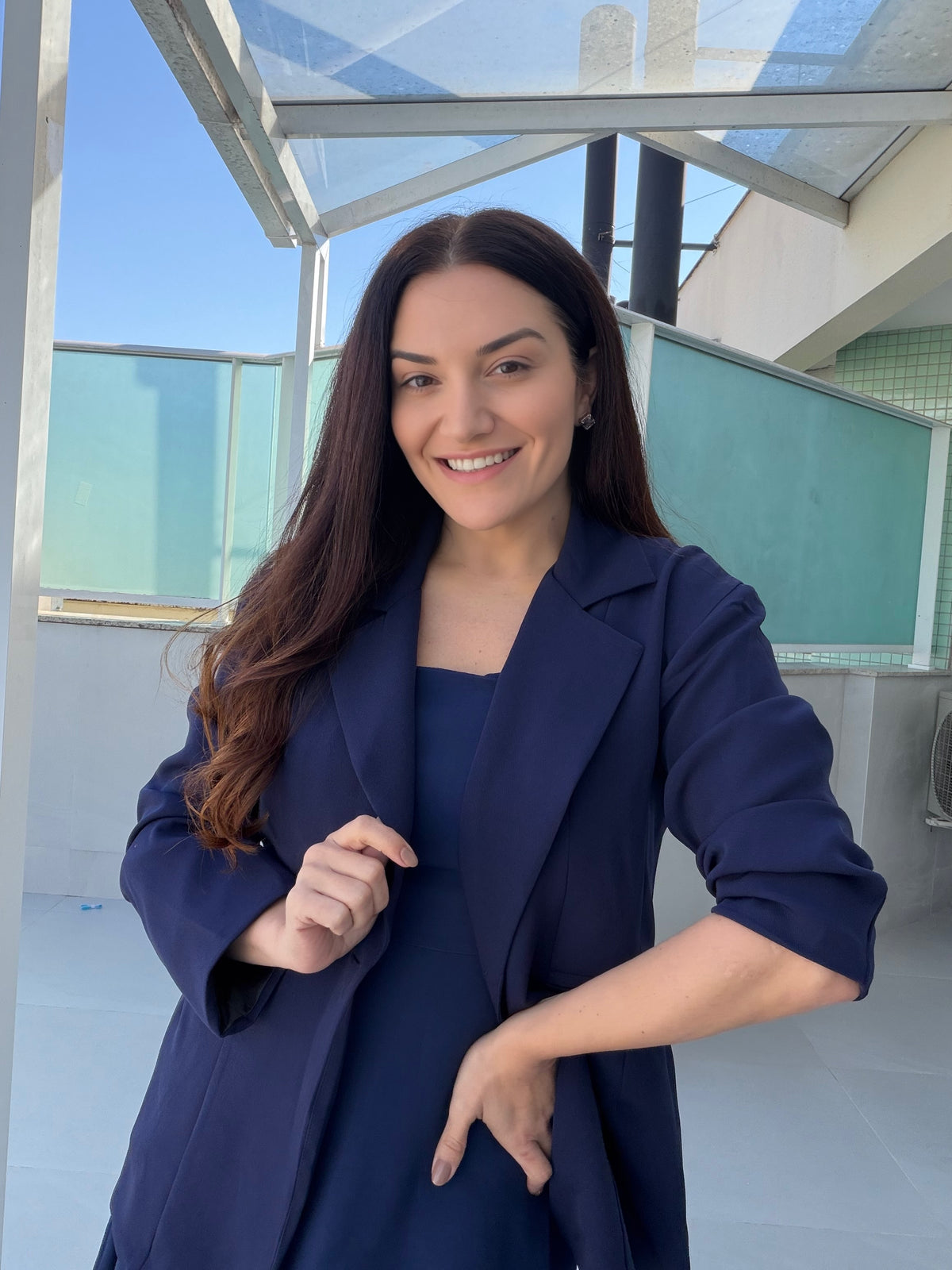 Blazer Alfaiataria Azul Marinho