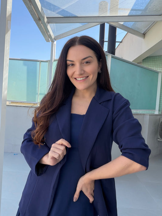 Blazer Alfaiataria Azul Marinho