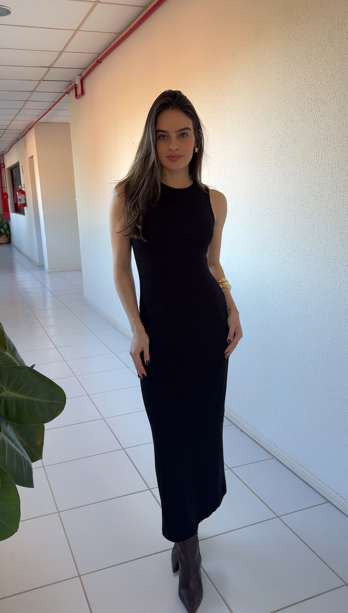 Vestido Canelado Milão