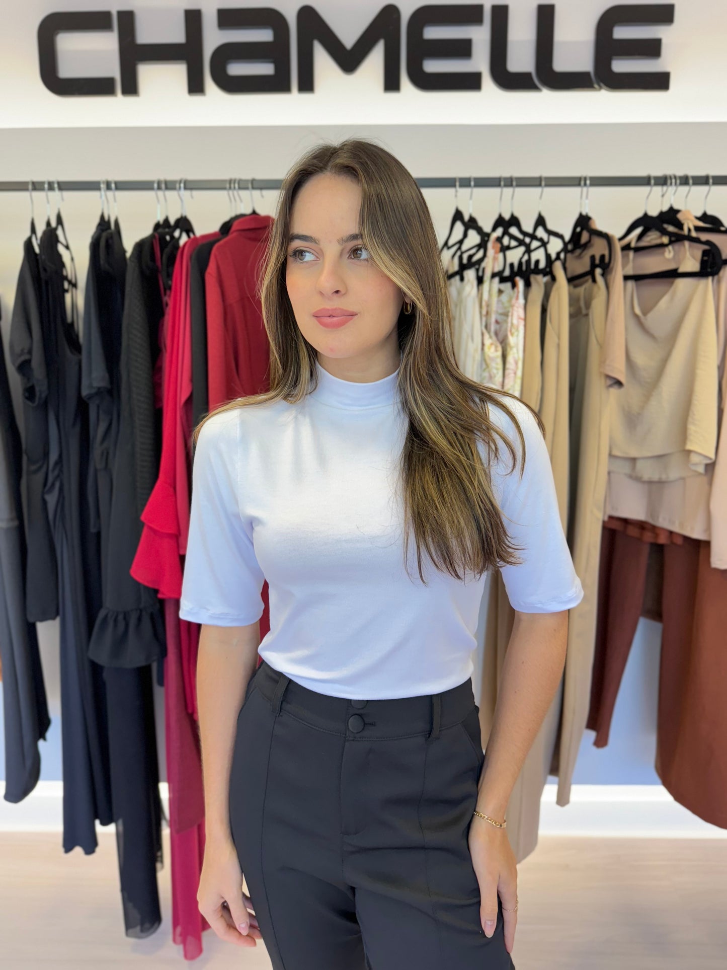 Blusa Básica Viscose