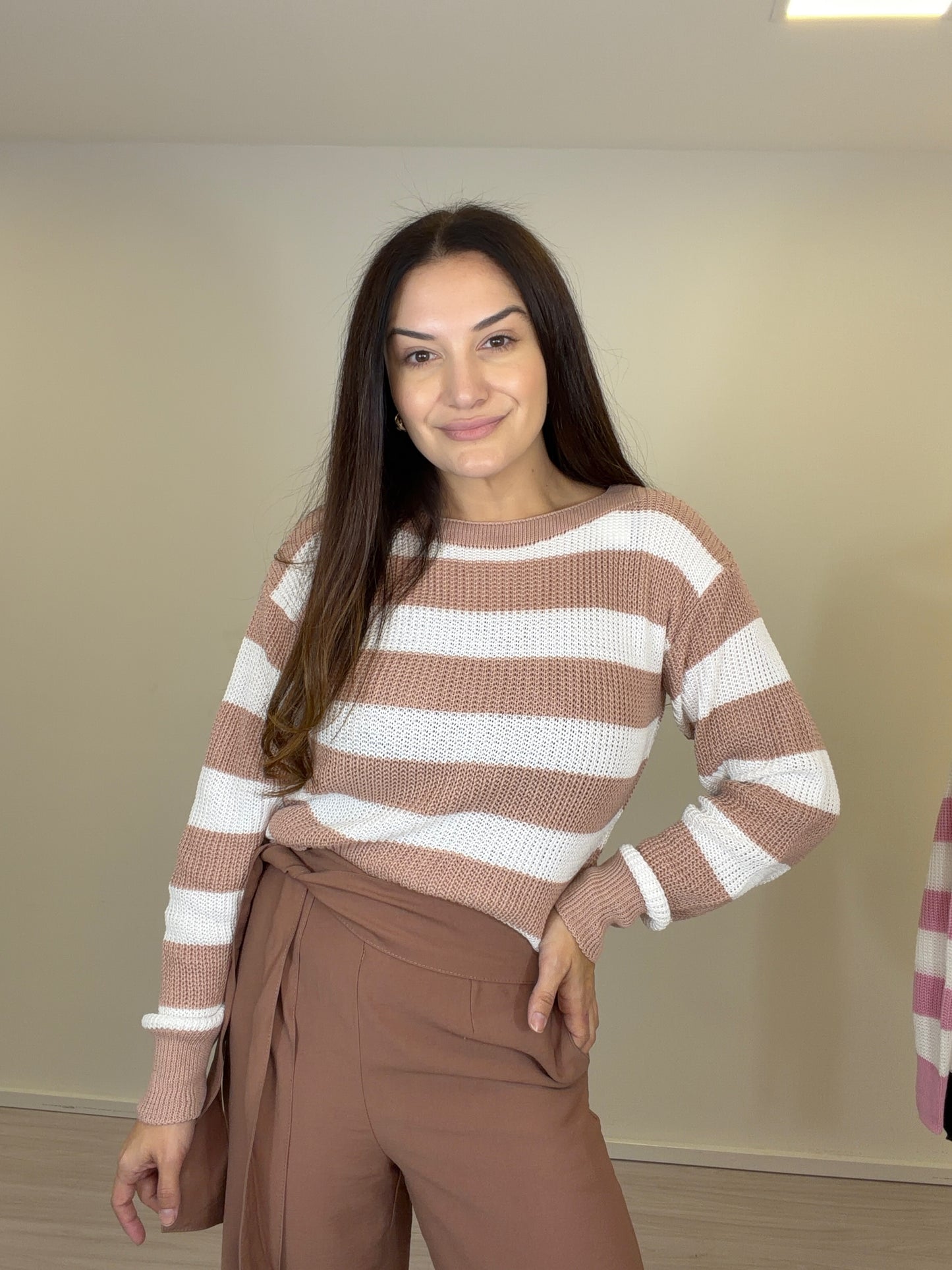 Calça wide Leg Faixa