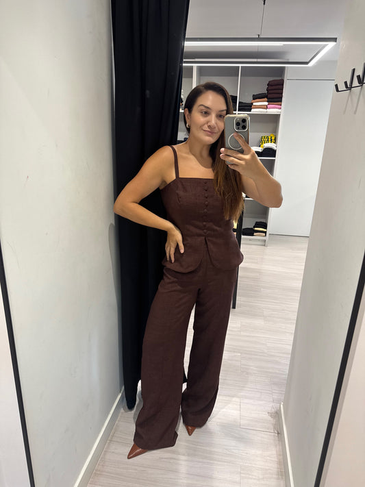 Blusa Peplum de Linhão