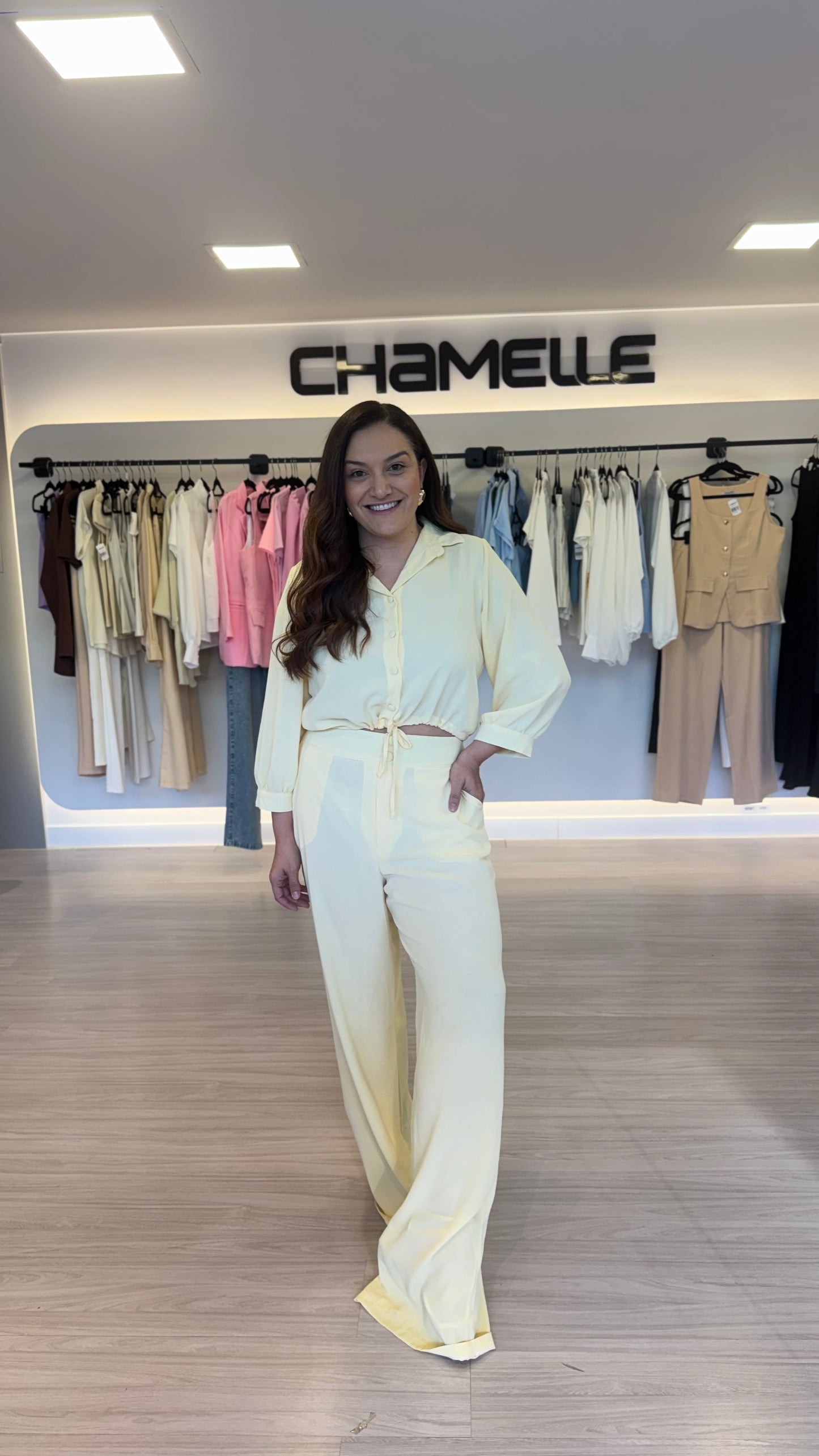 Calça Wide Leg Duna