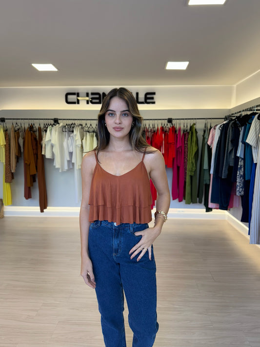 Blusa Viscose Babados