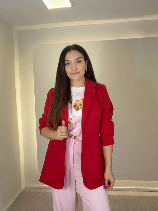 Blazer Alfaiataria Forrado