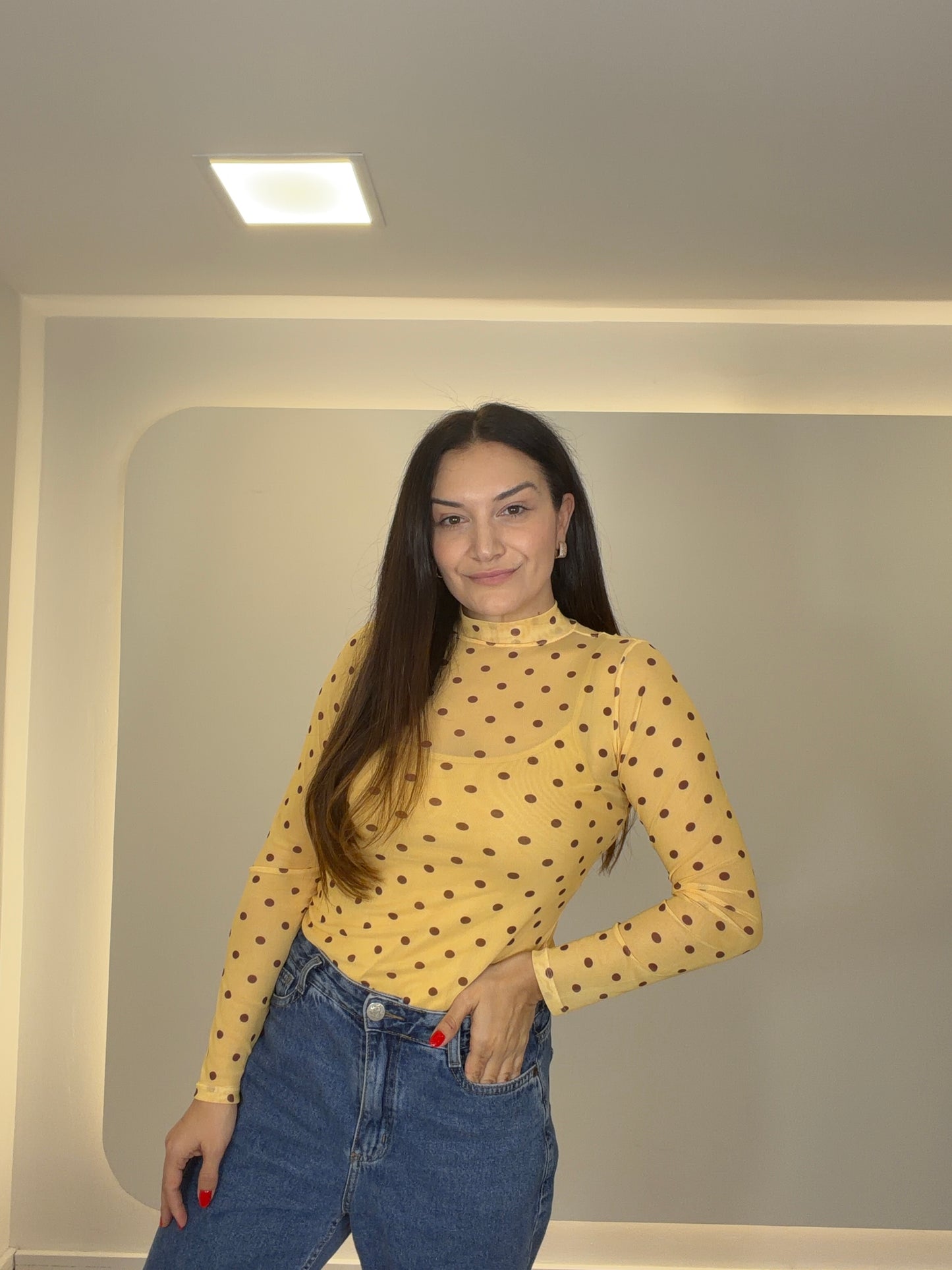 Blusa de Tule Poá